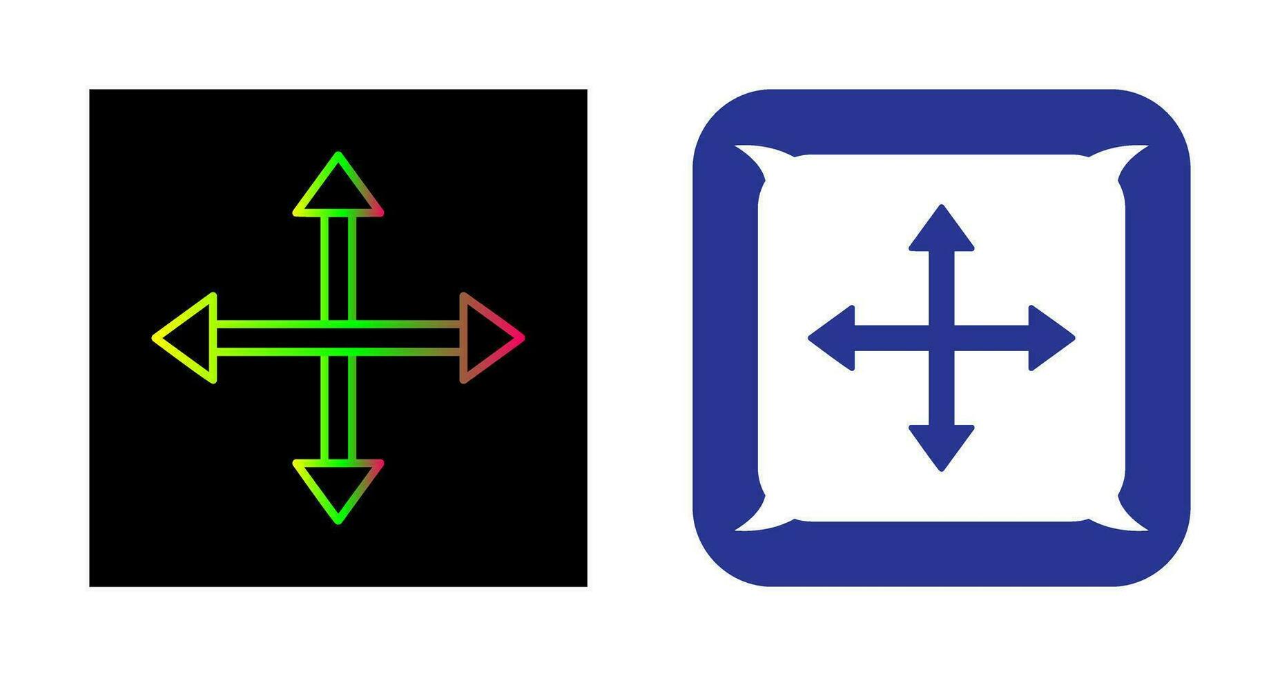 Unique Move Vector Icon