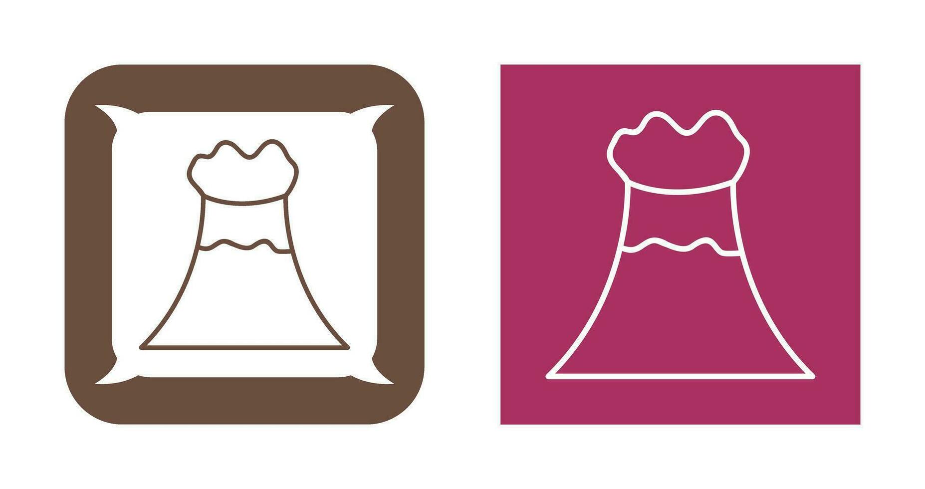 Volcano Vector Icon