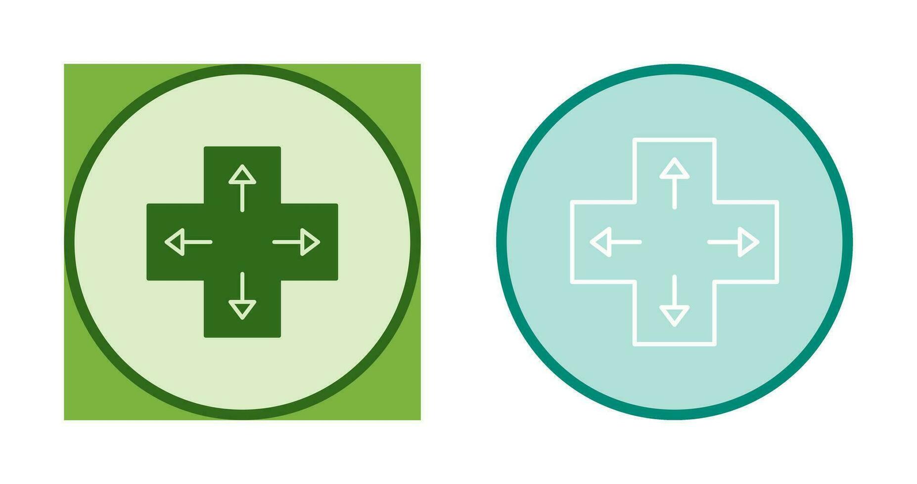 Unique Direction Keys Vector Icon