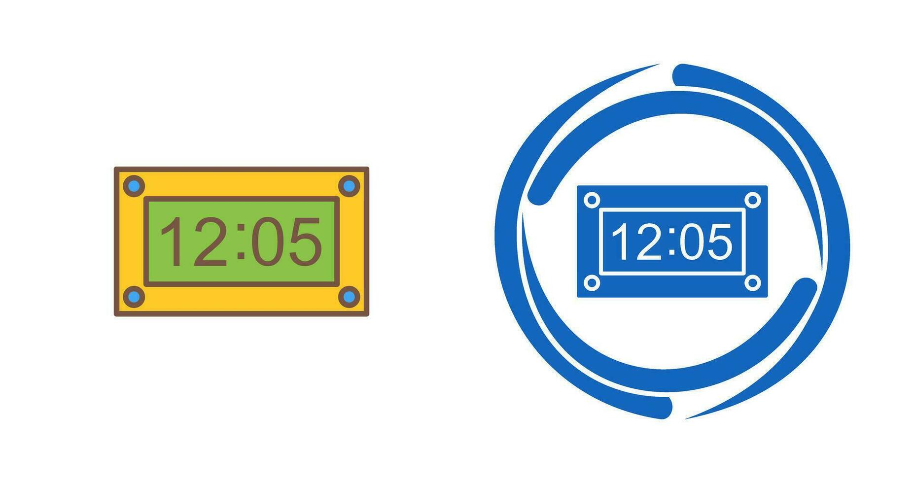 Unique Timer Vector Icon