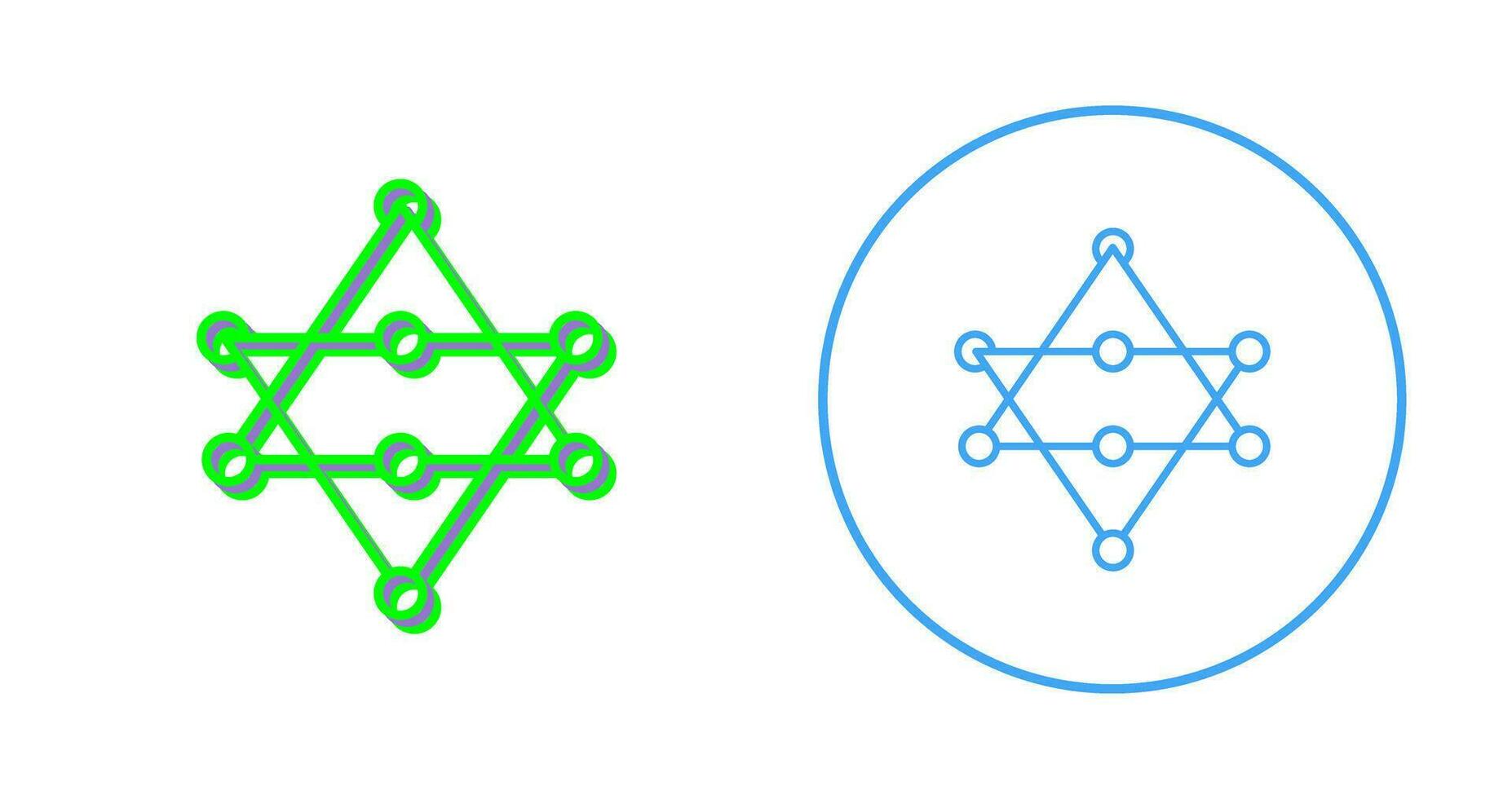 Unique Networks Vector Icon