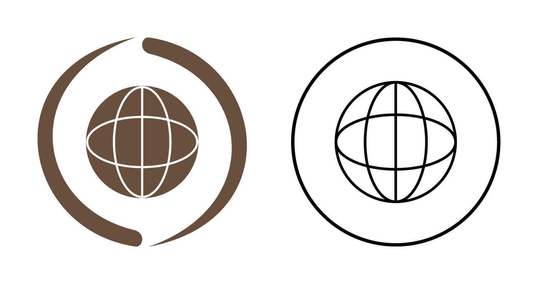 Unique Globe Vector Icon