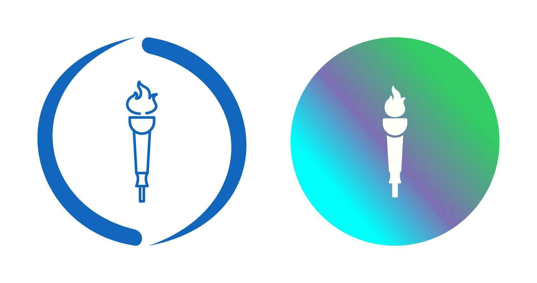 Museum Torch Vector Icon
