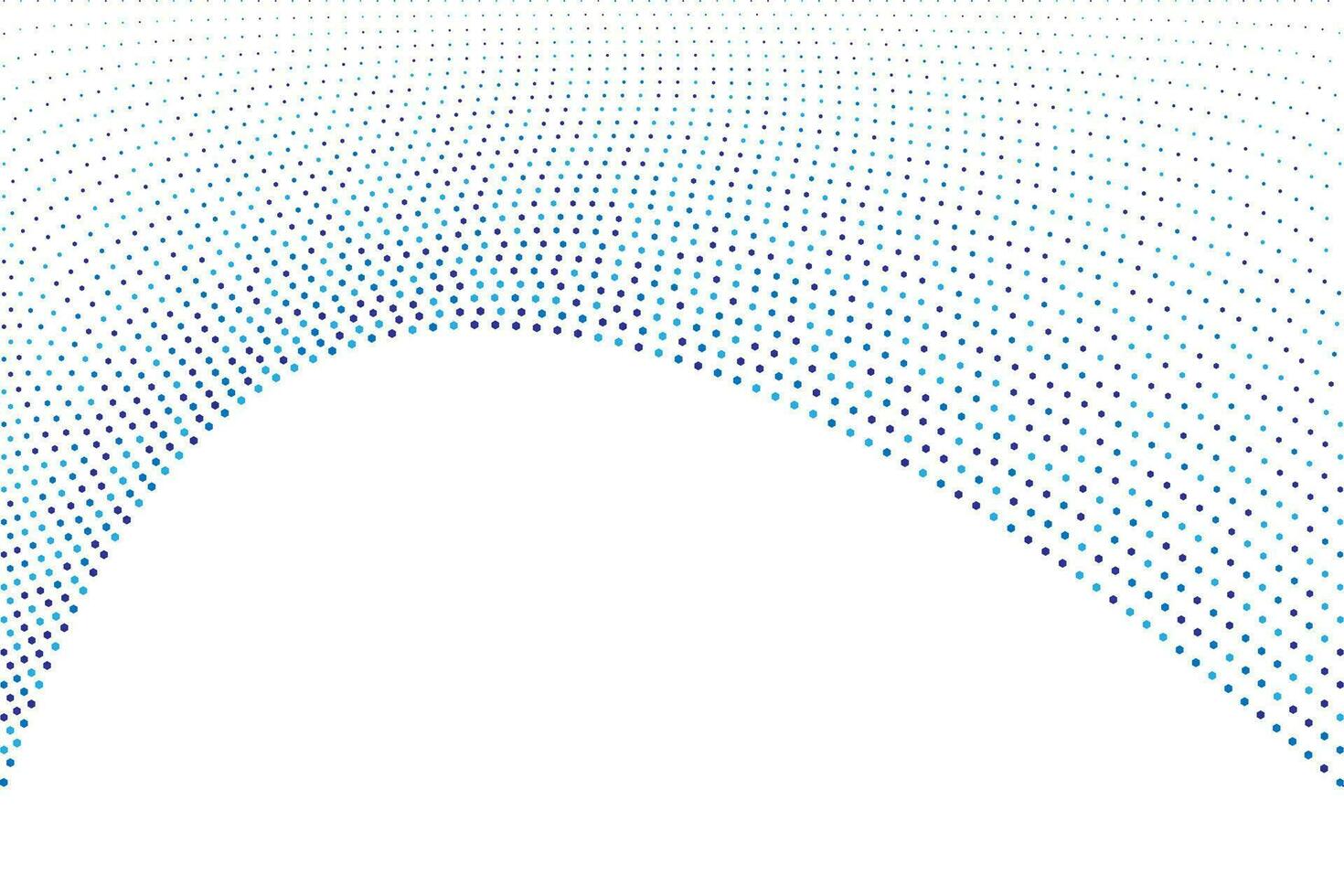 Abstract hexagon dots particles background. Futuristic technology and science theme background vector