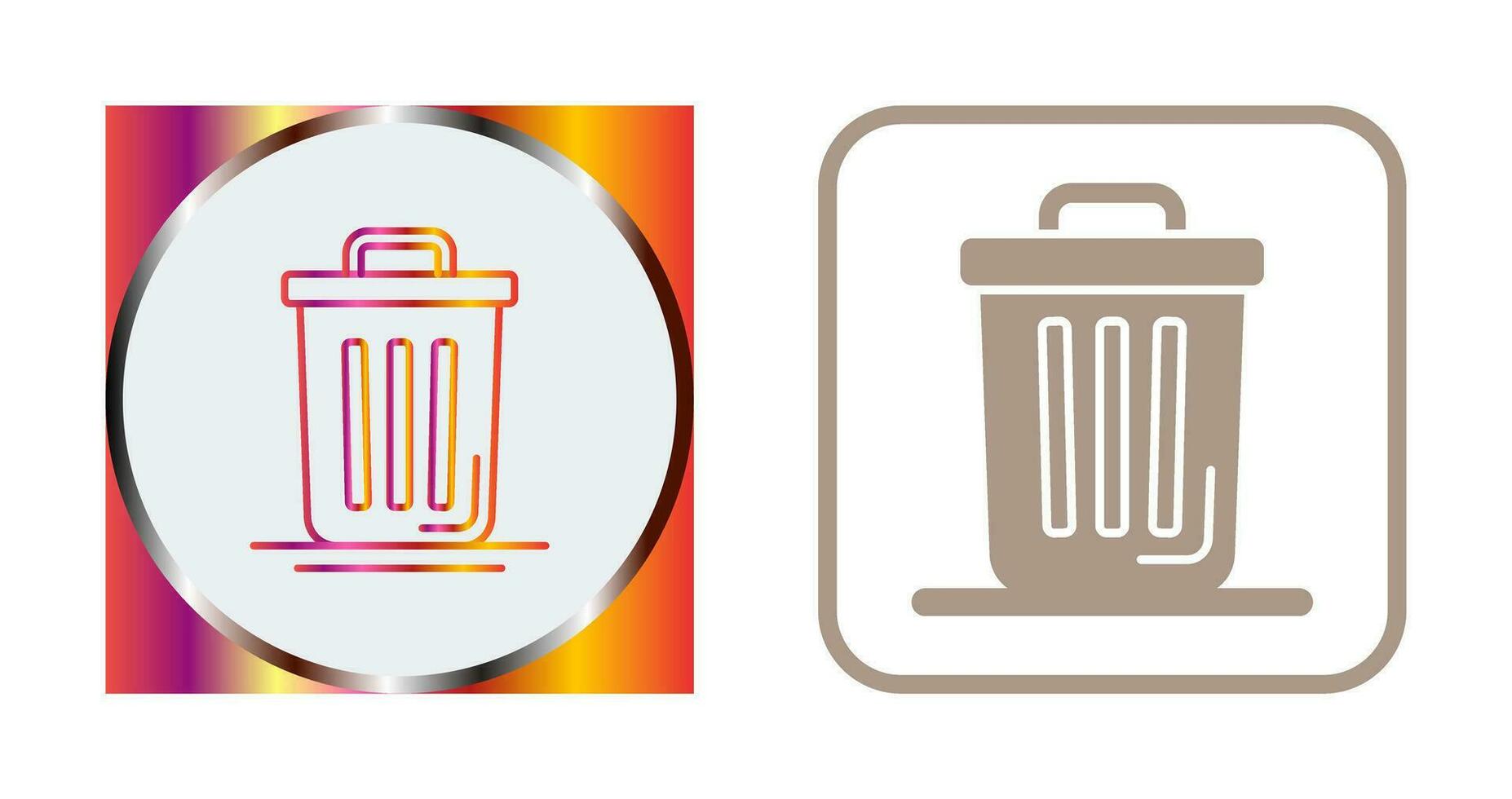 Trash Can Vector Icon