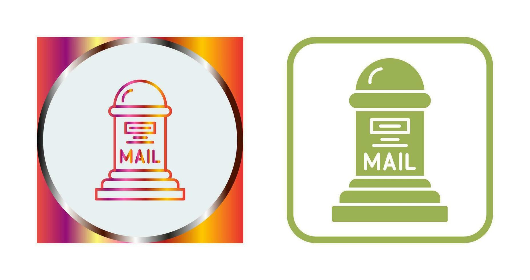 Mail Box Vector Icon