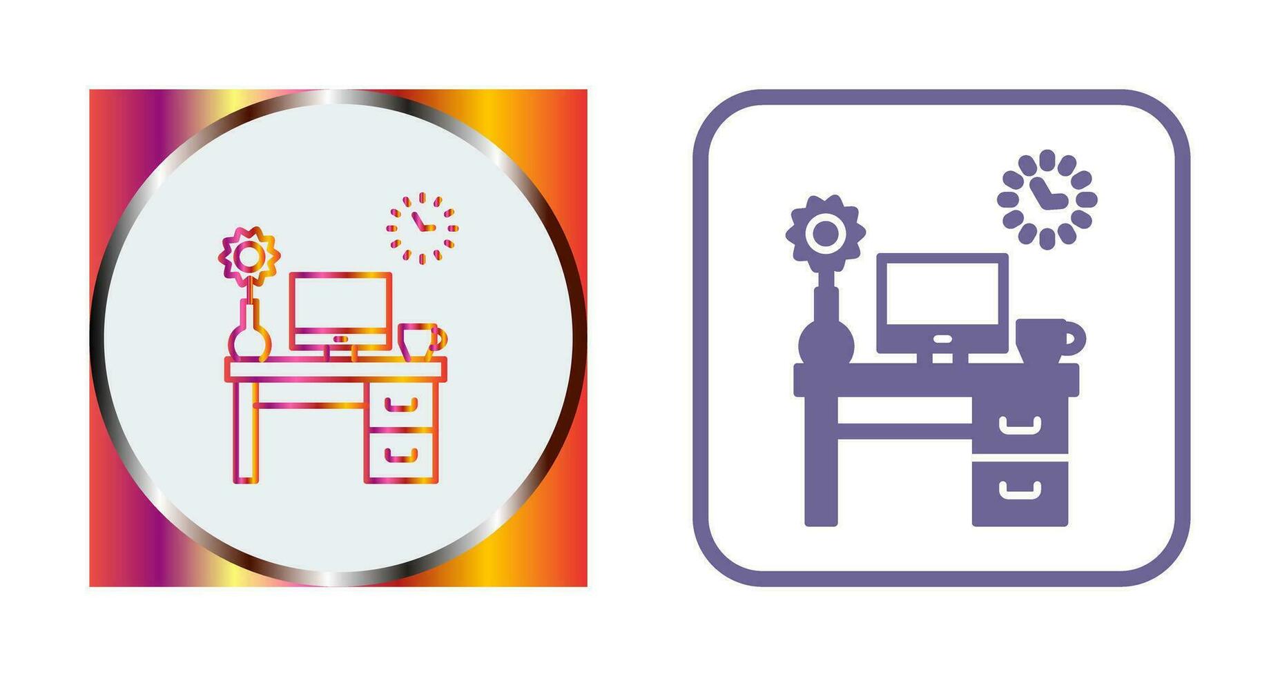 Work Table Vector Icon