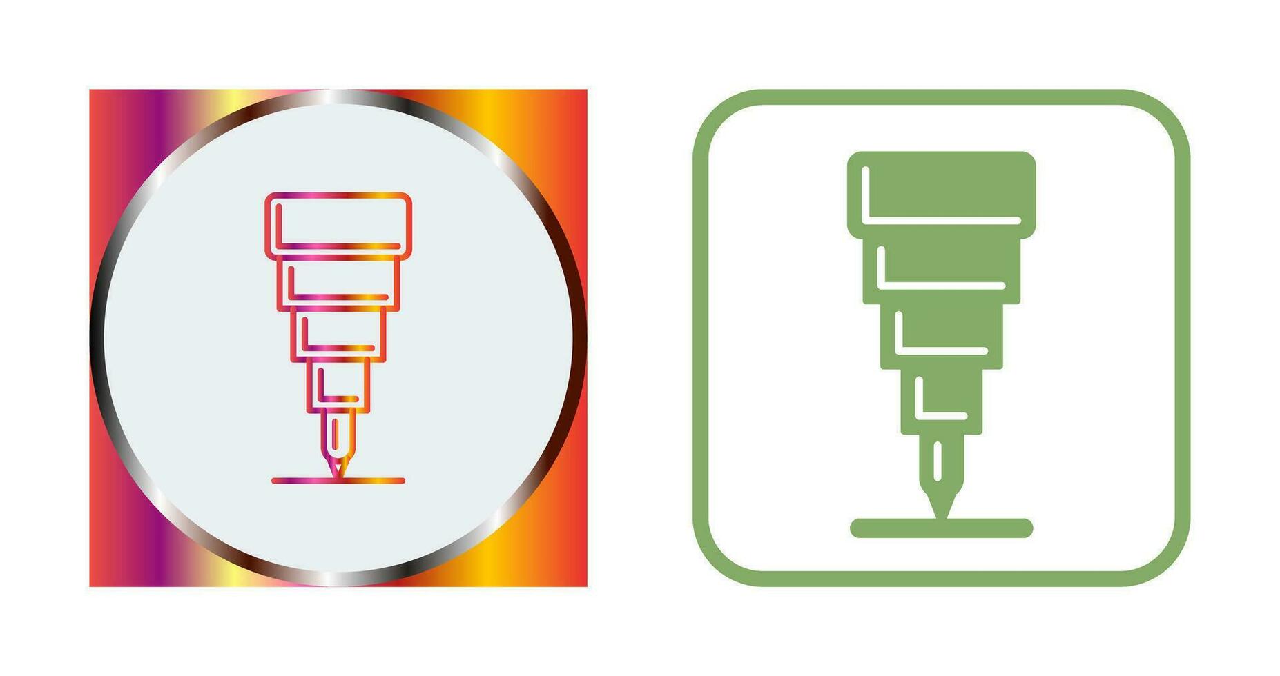Fine Tip Pen Vector Icon