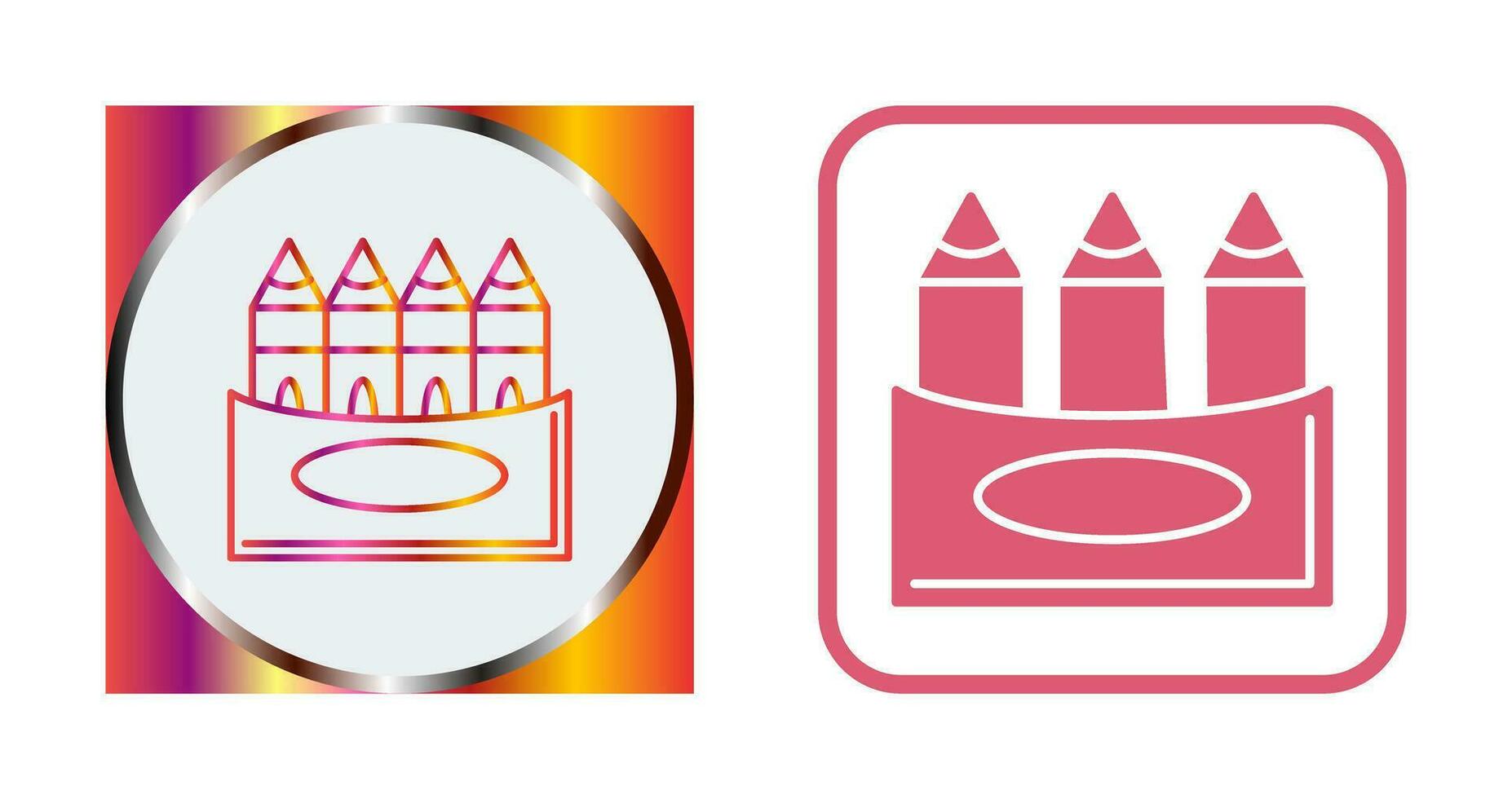 Crayons Vector Icon