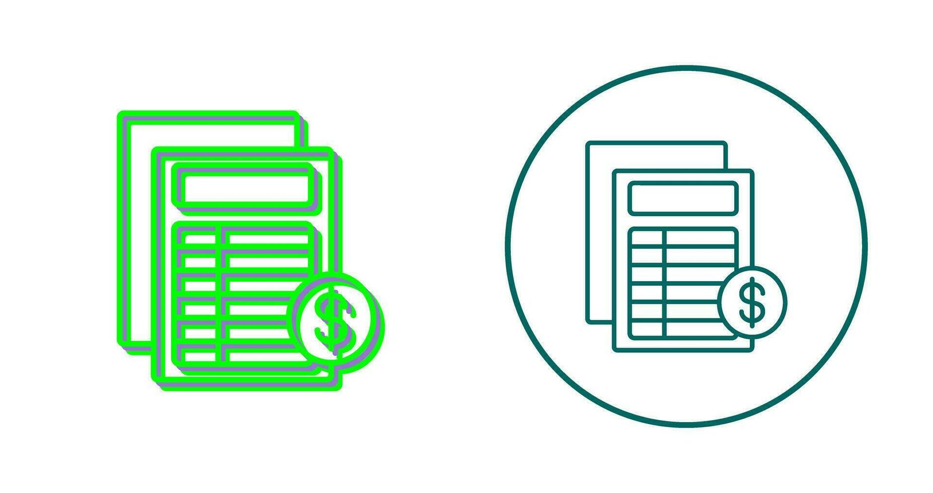 Invoice Vector Icon