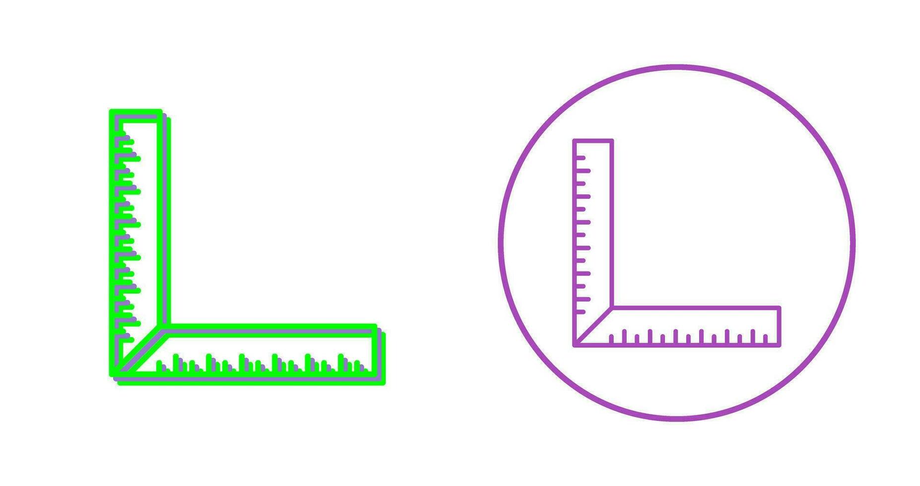 square Ruler Vector Icon