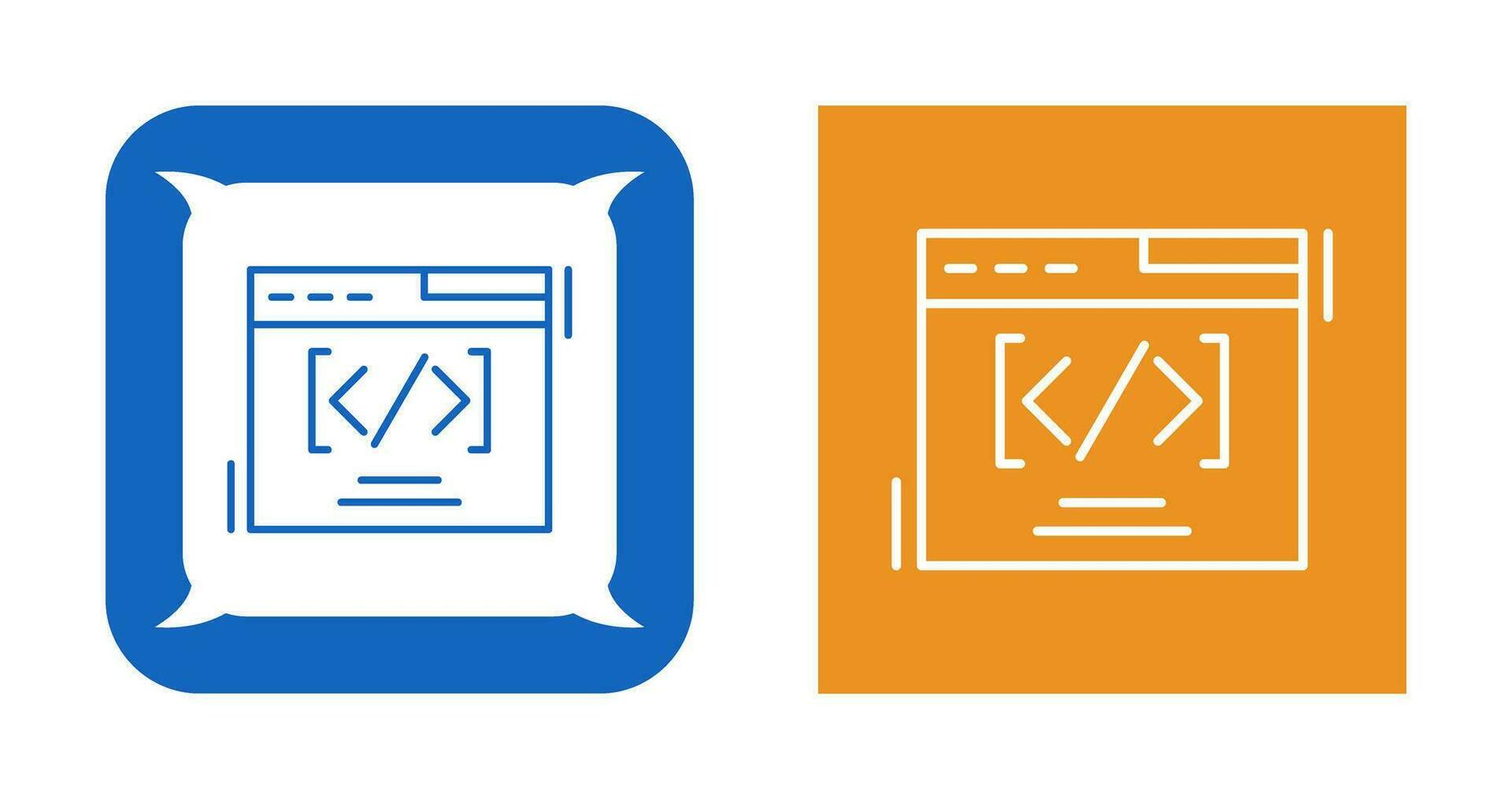 Web Coding Vector Icon