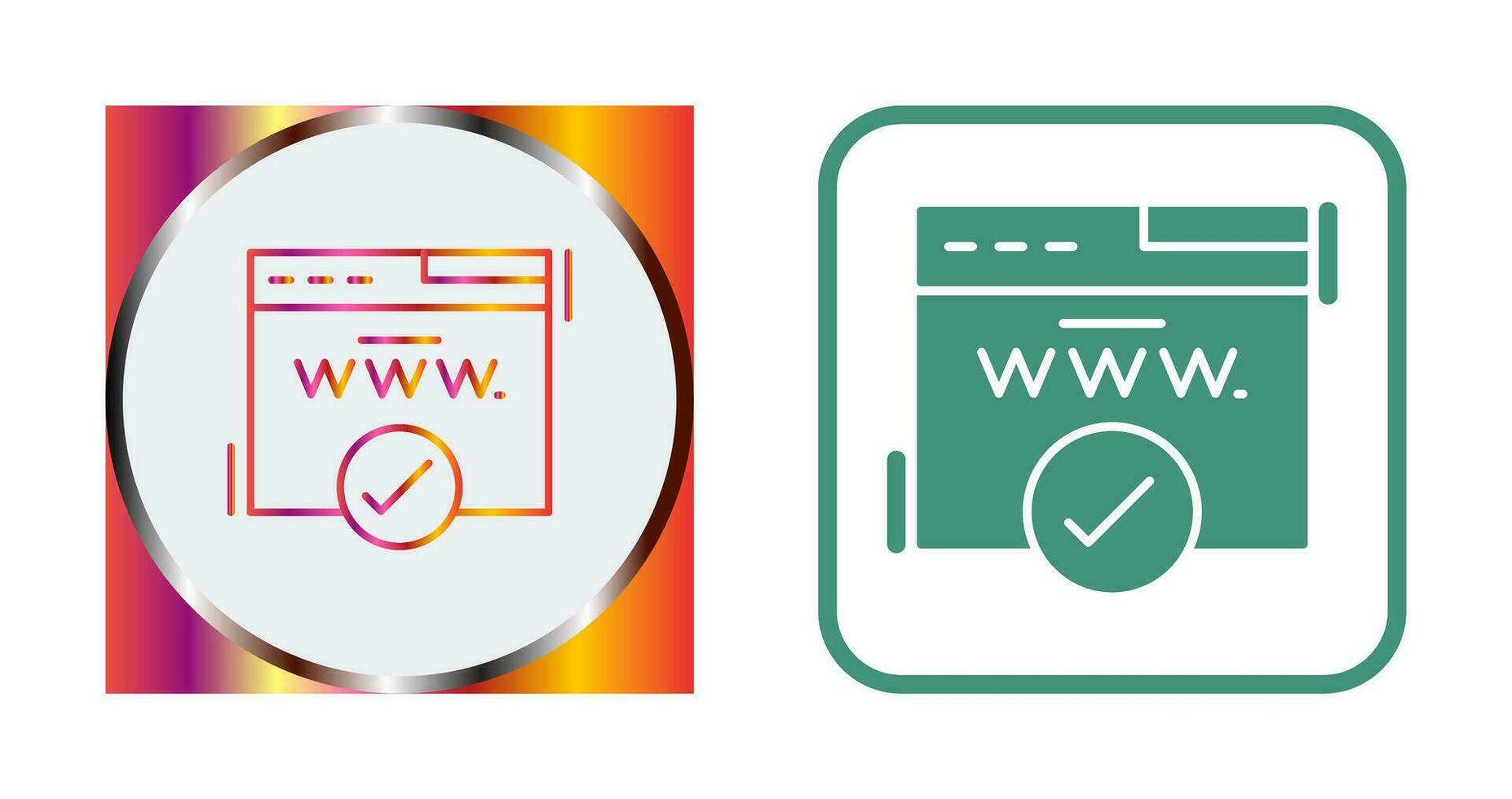 Domain Vector Icon