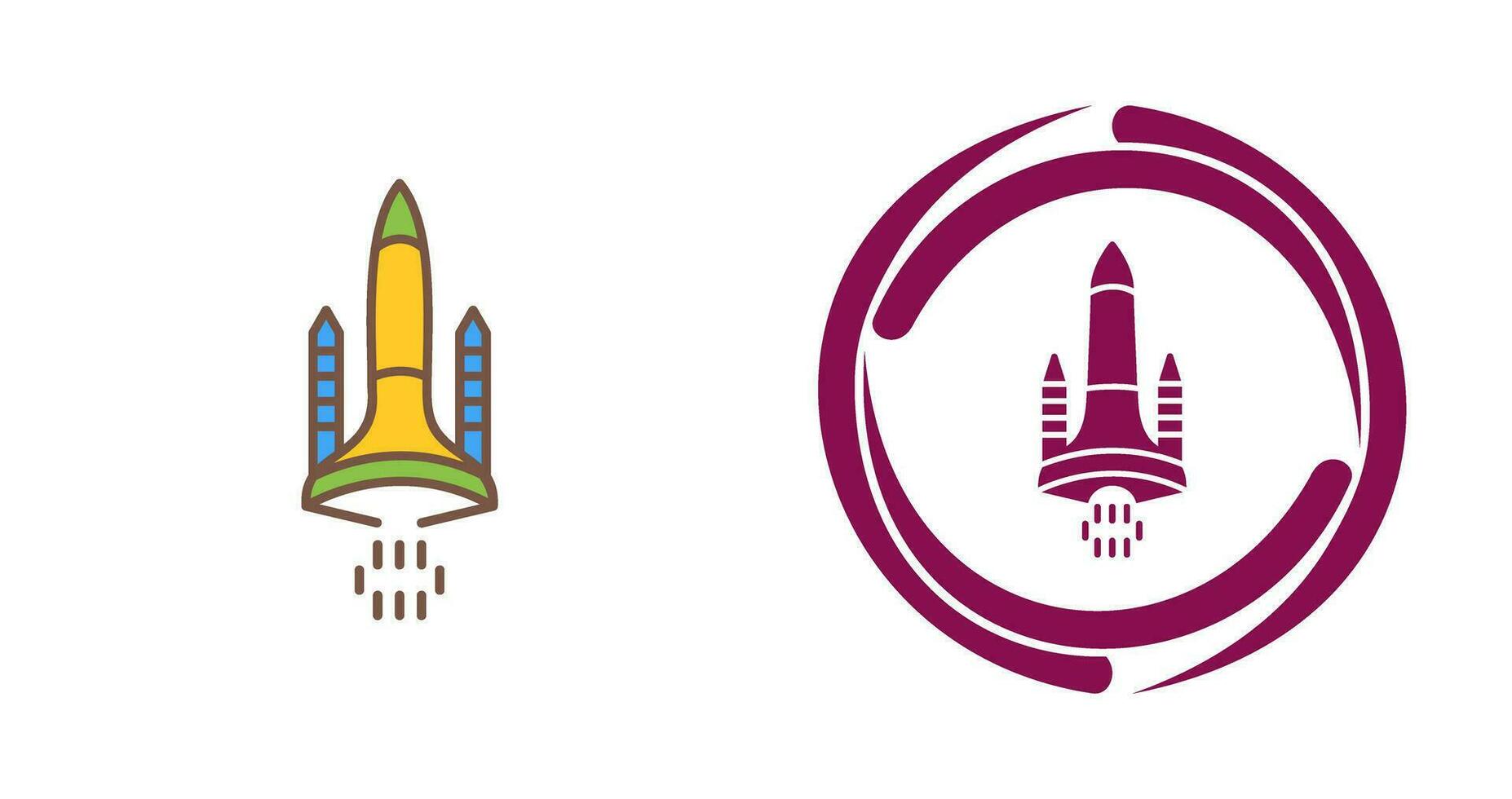 Space Shuttle Vector Icon