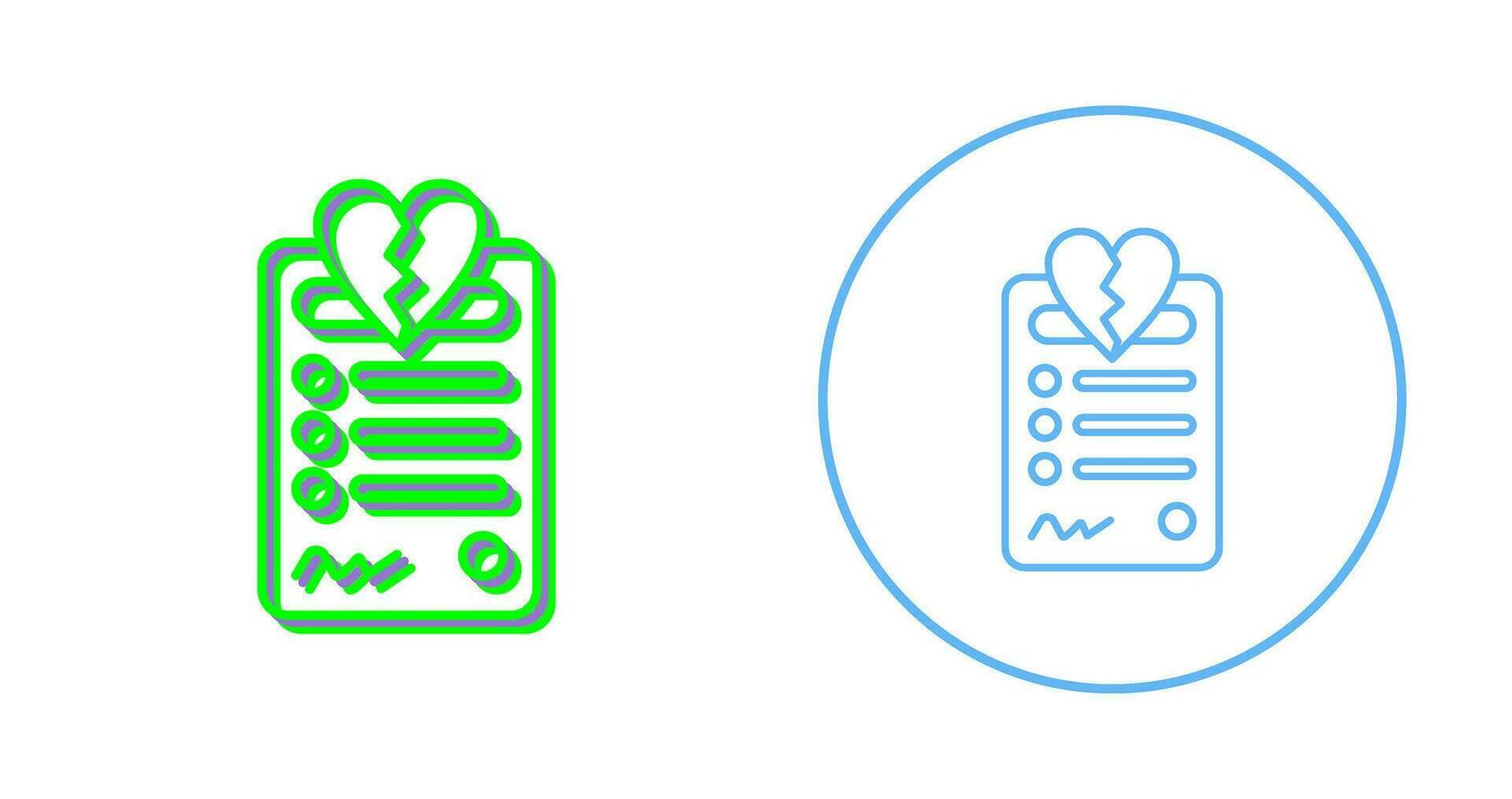 Divorce Vector Icon