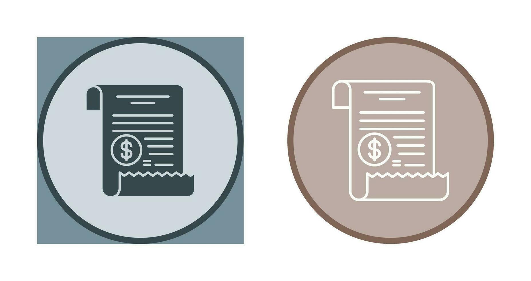 Receipt Vector Icon