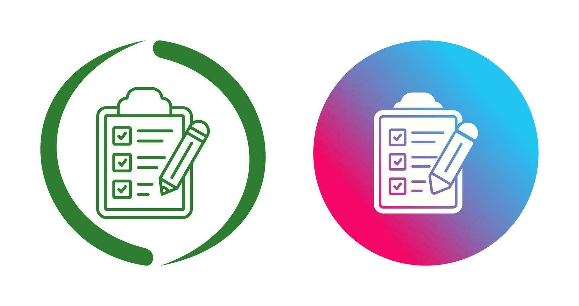 Checklist Vector Icon
