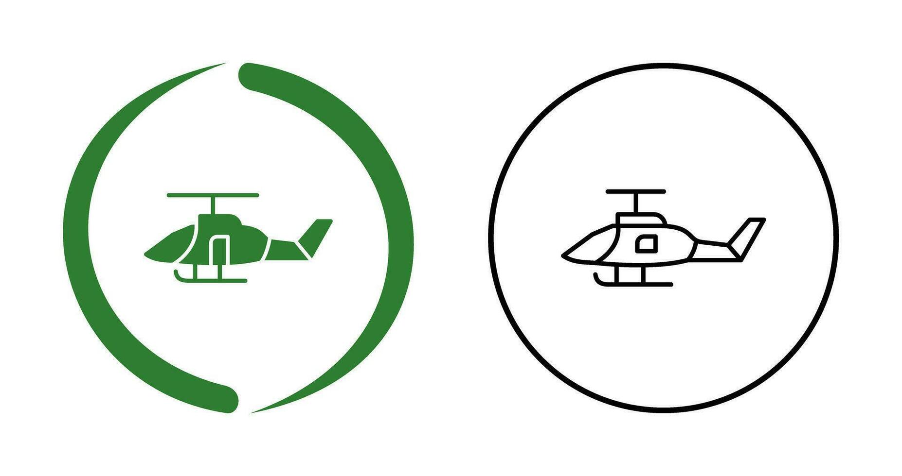 Military Helicopter Vector Icon