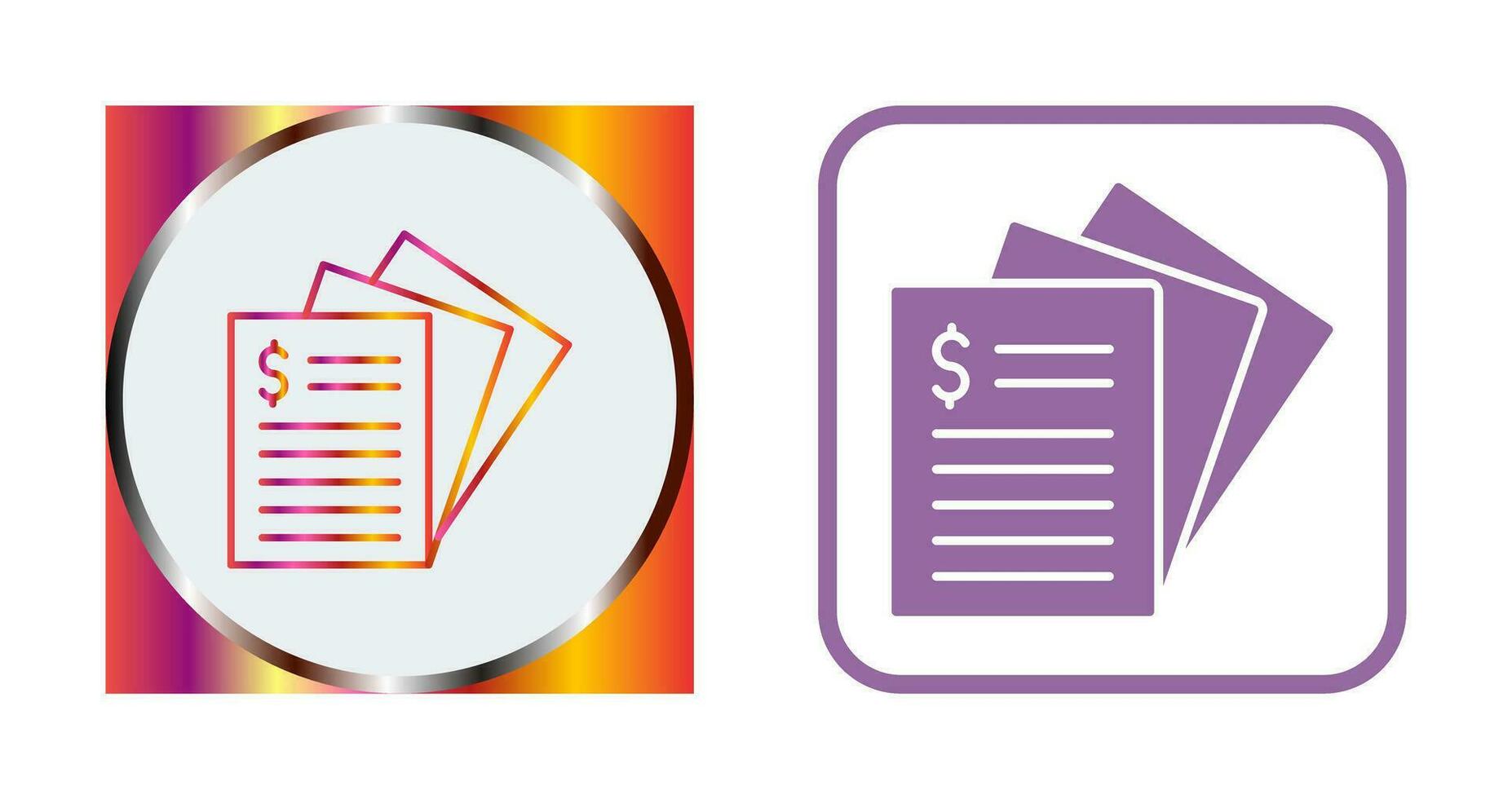 Invoice Vector Icon
