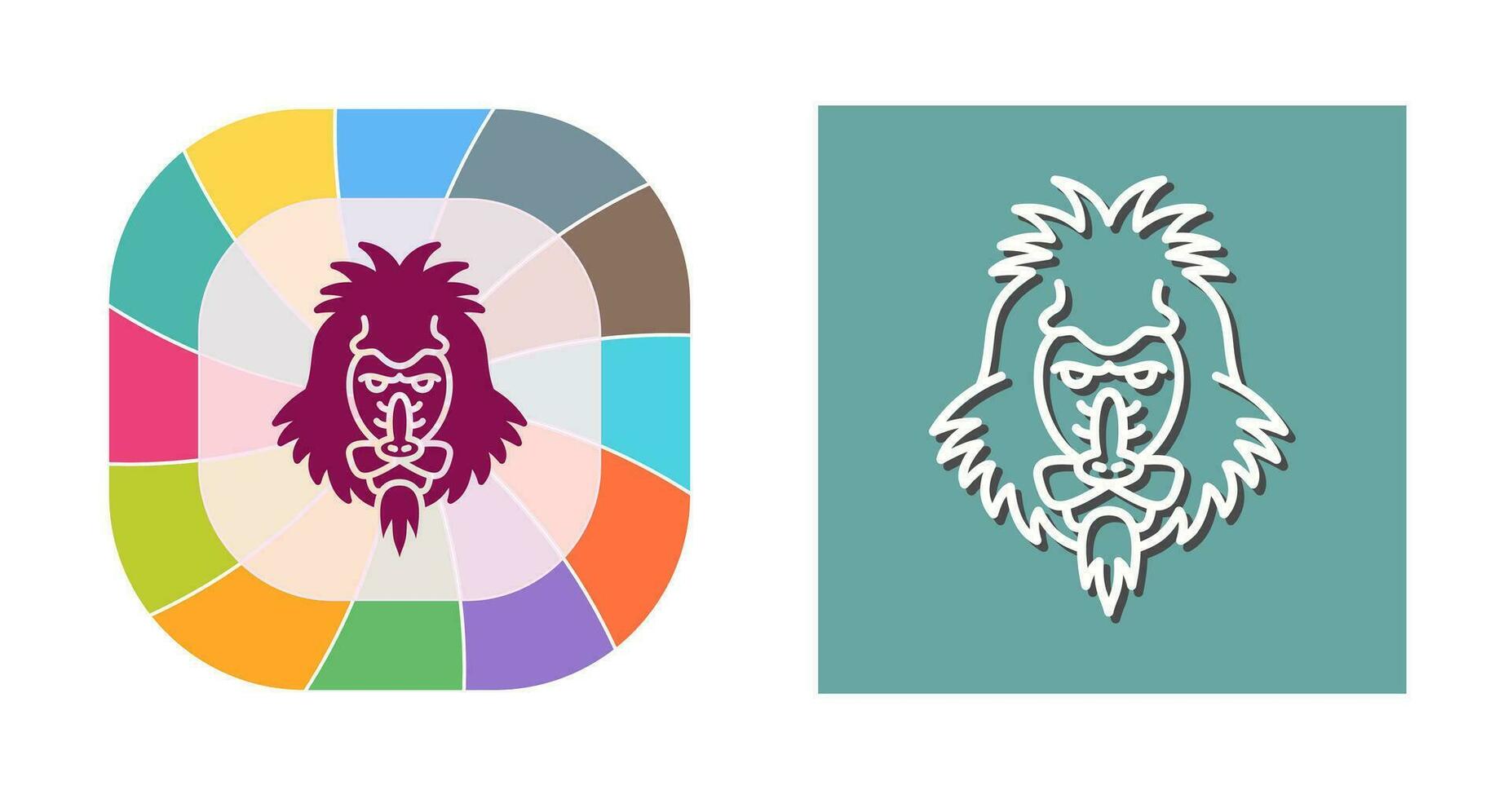 Mandrill Vector Icon