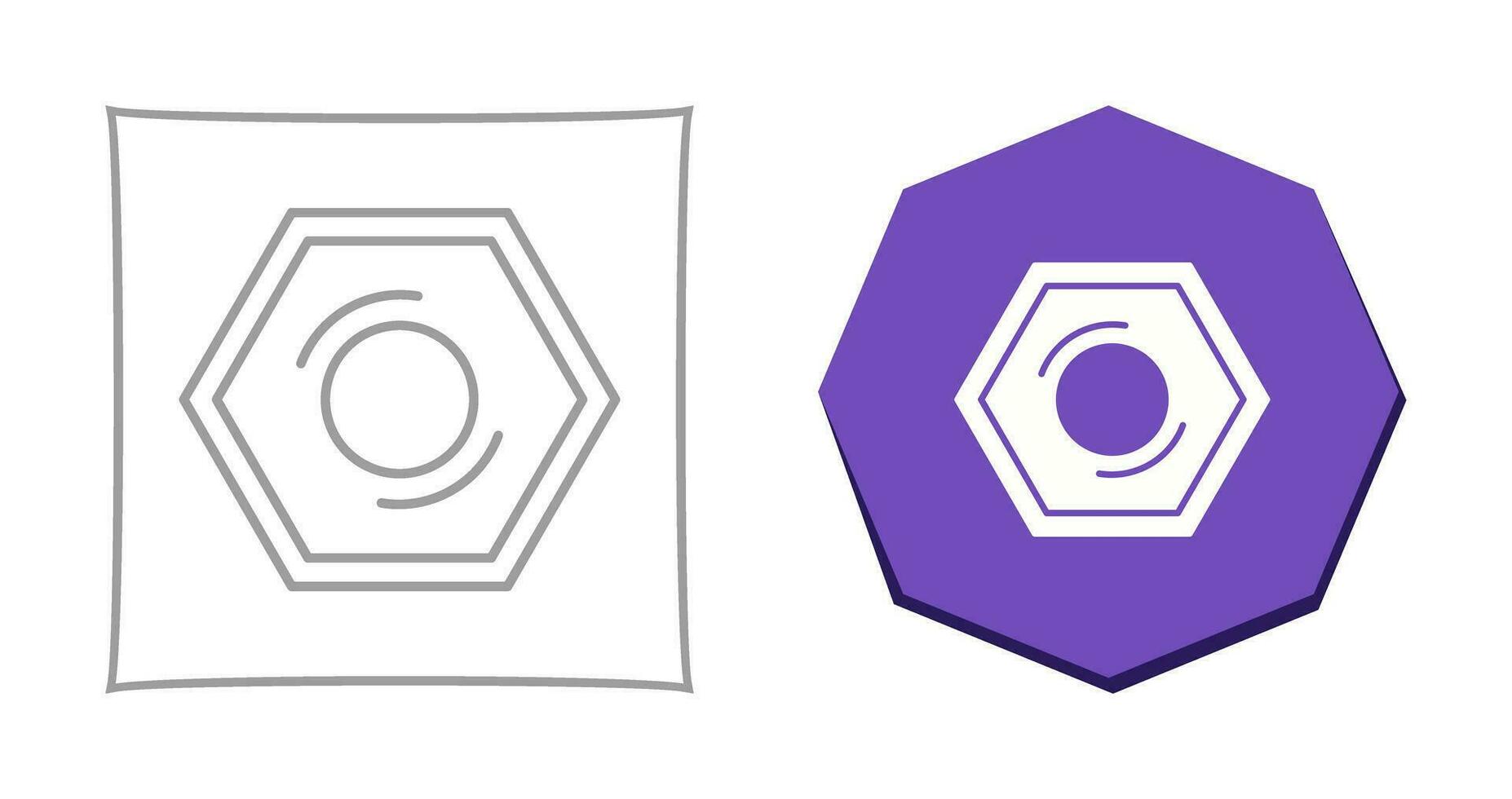 Nut Vector Icon