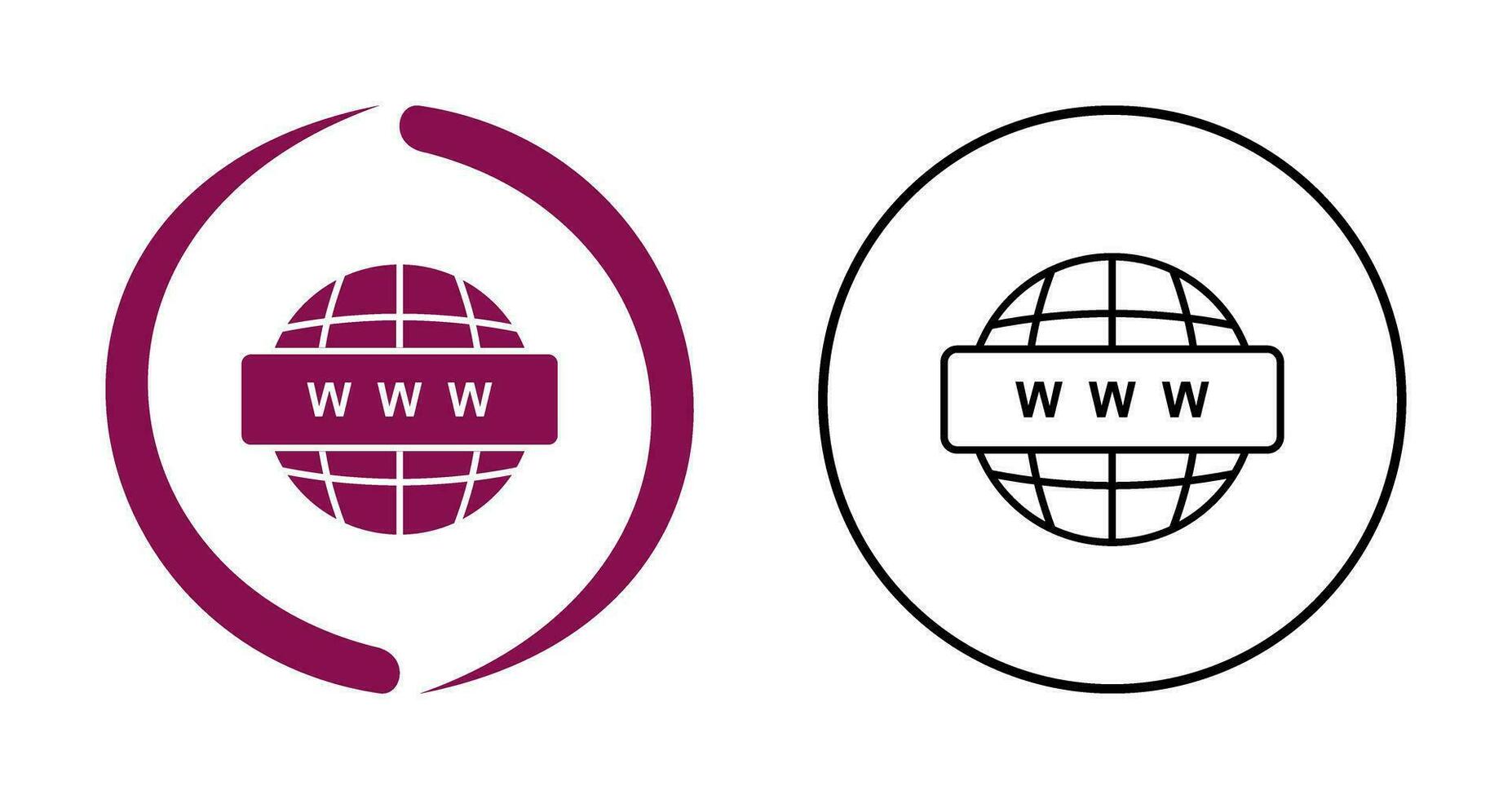 World Wide Web Vector Icon