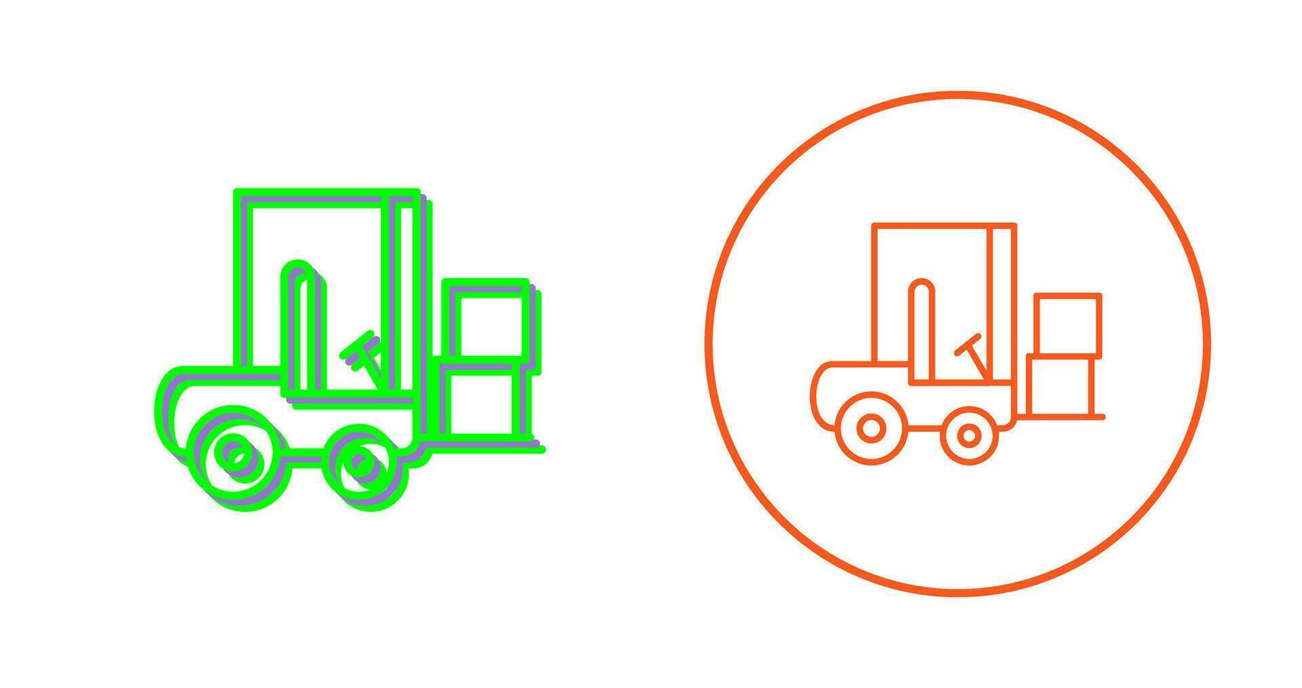 Forklifter Vector Icon