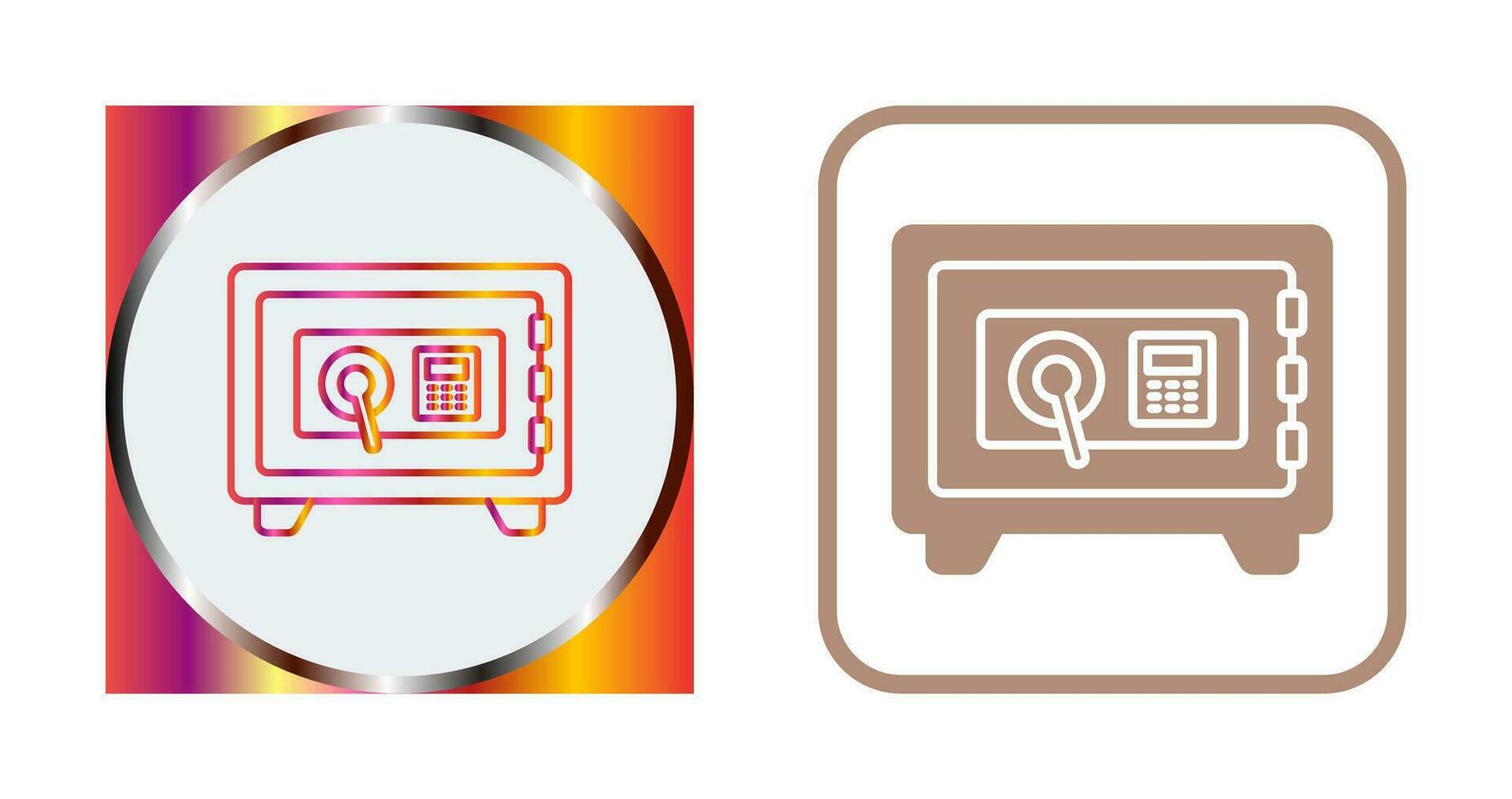 Safe Box Vector Icon