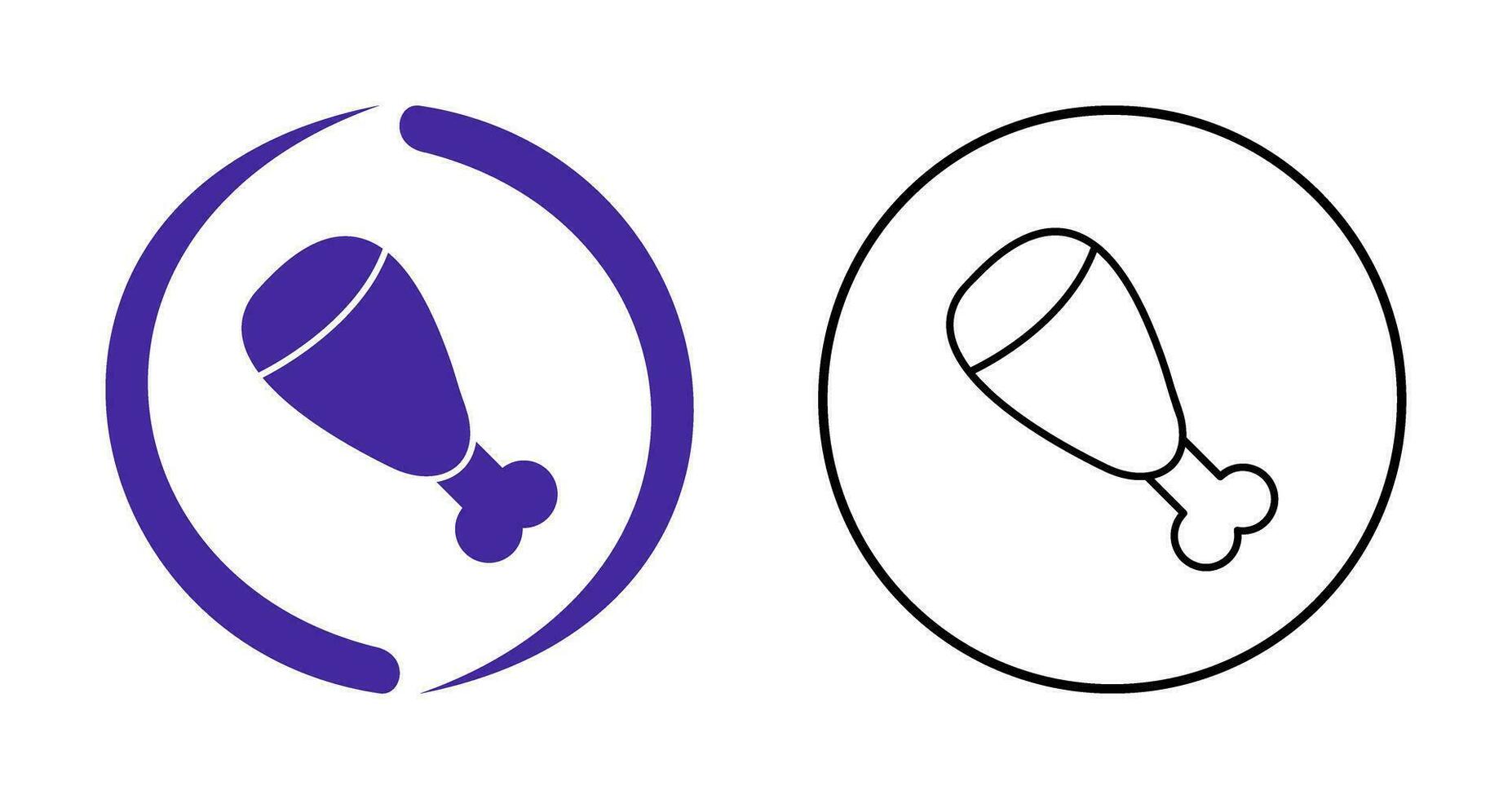 Cooked Ham Vector Icon