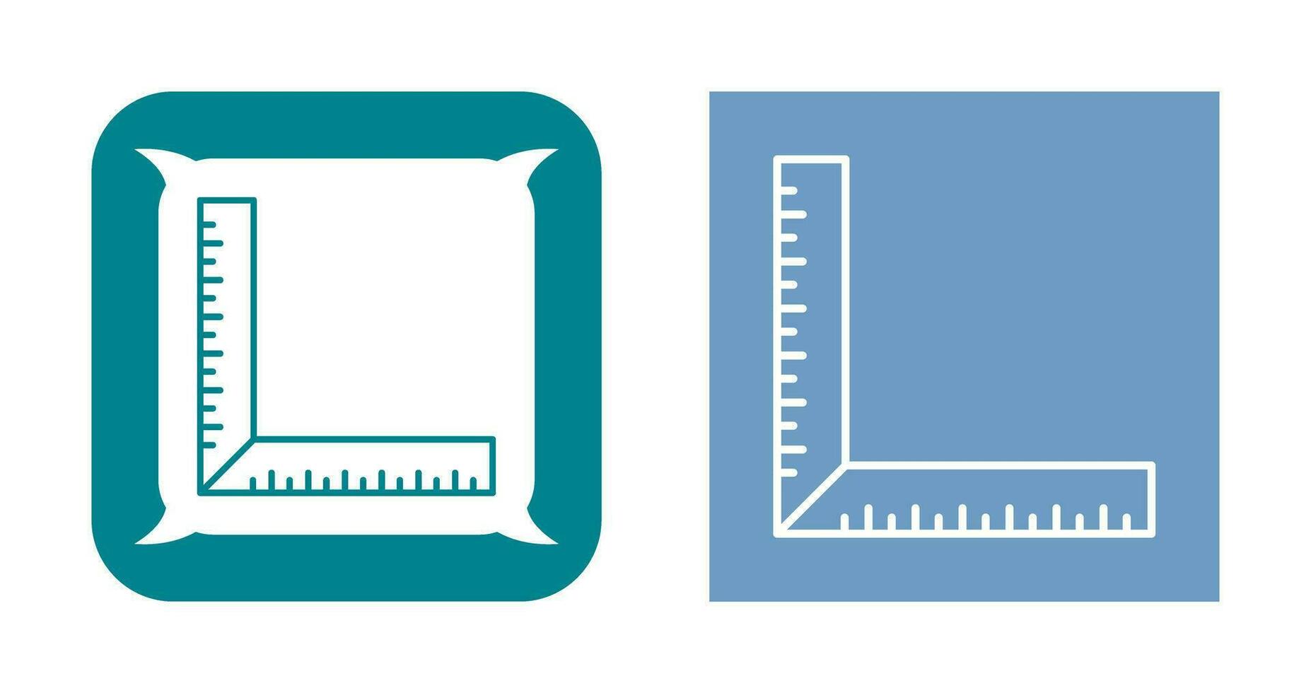square Ruler Vector Icon