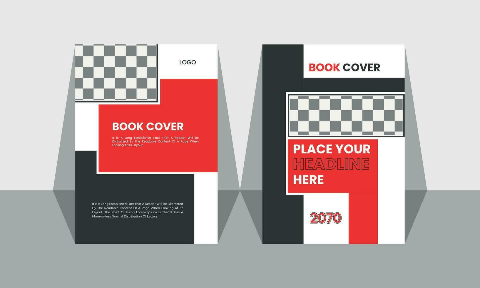 Modern Professional Book Cover Design vector