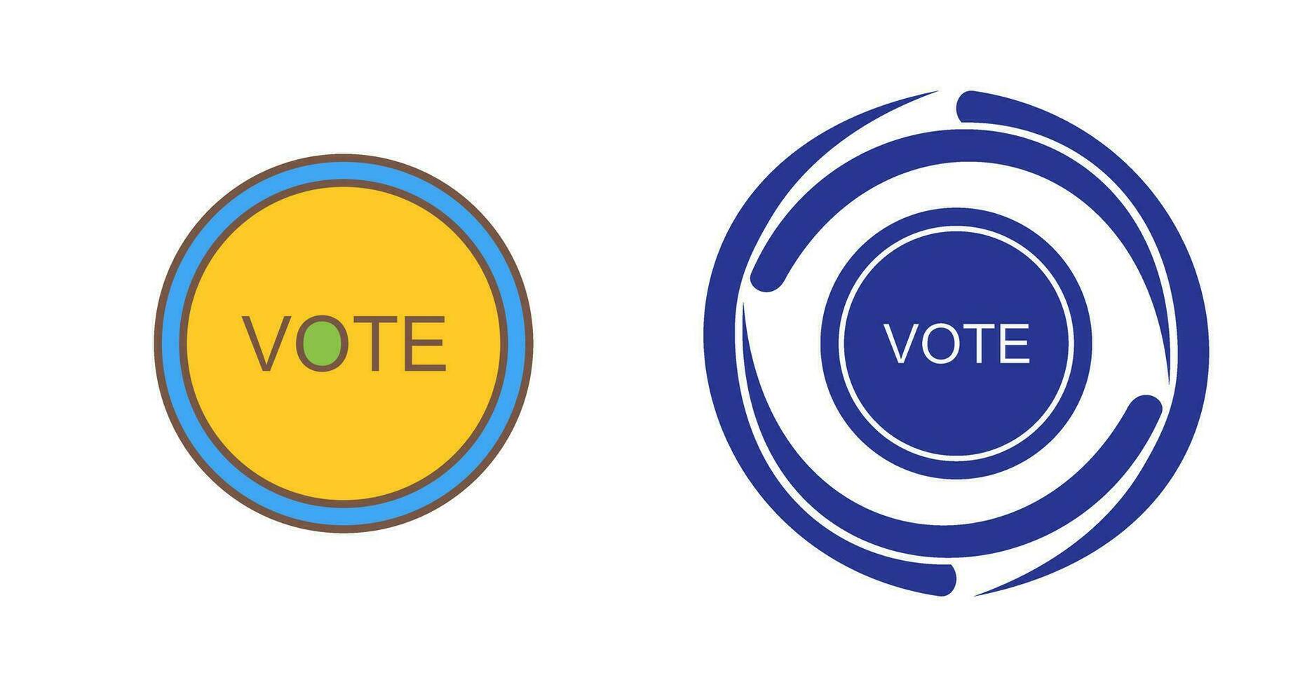 icono de vector de enlace de voto