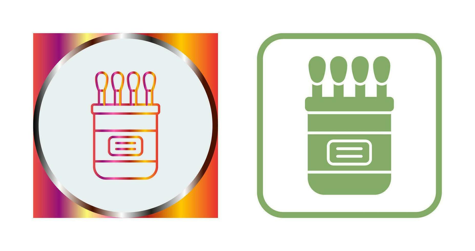 Cotton buds Vector Icon