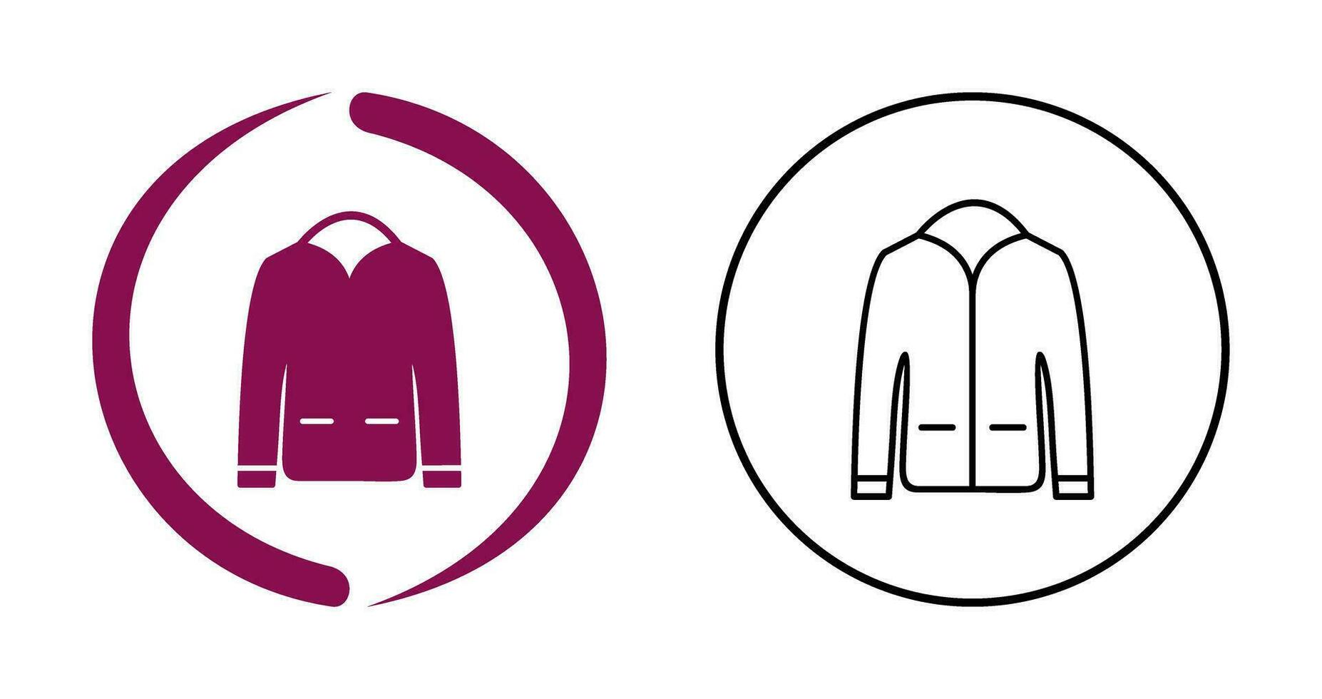 Men's Jacket Vector Icon