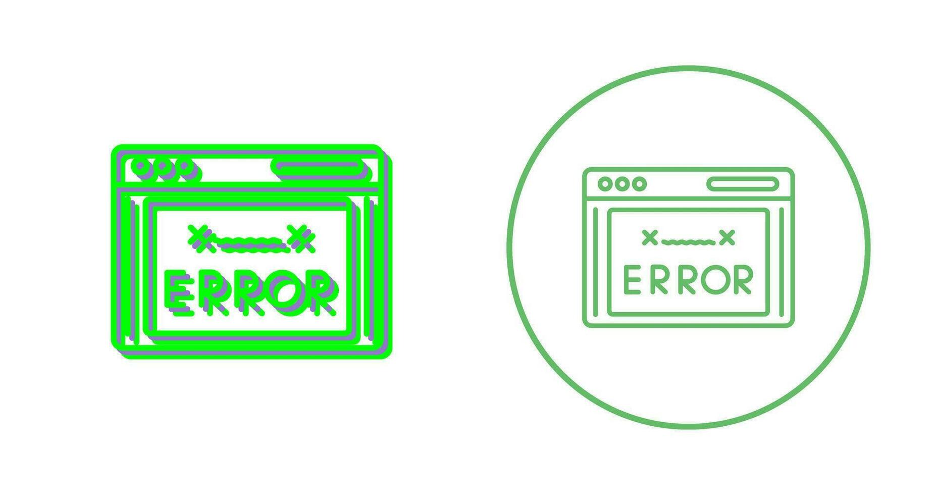 Error Code Vector Icon