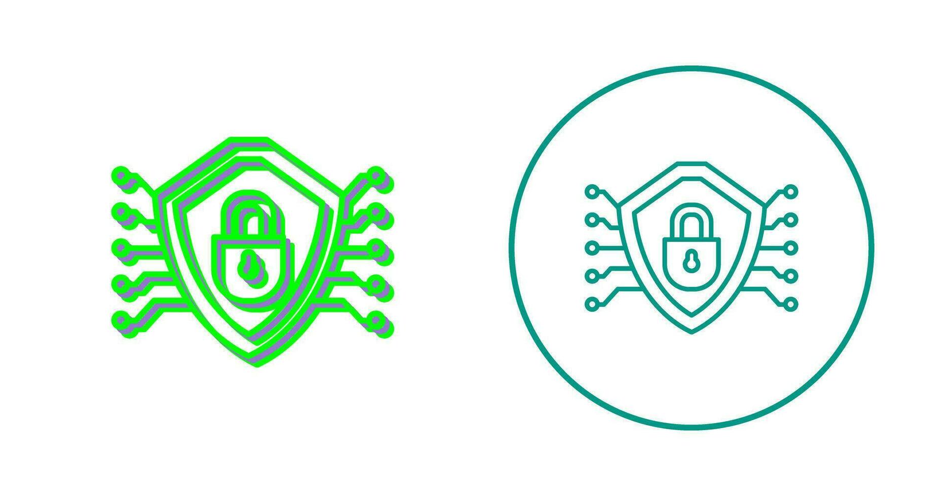 Cyber Security Vector Icon