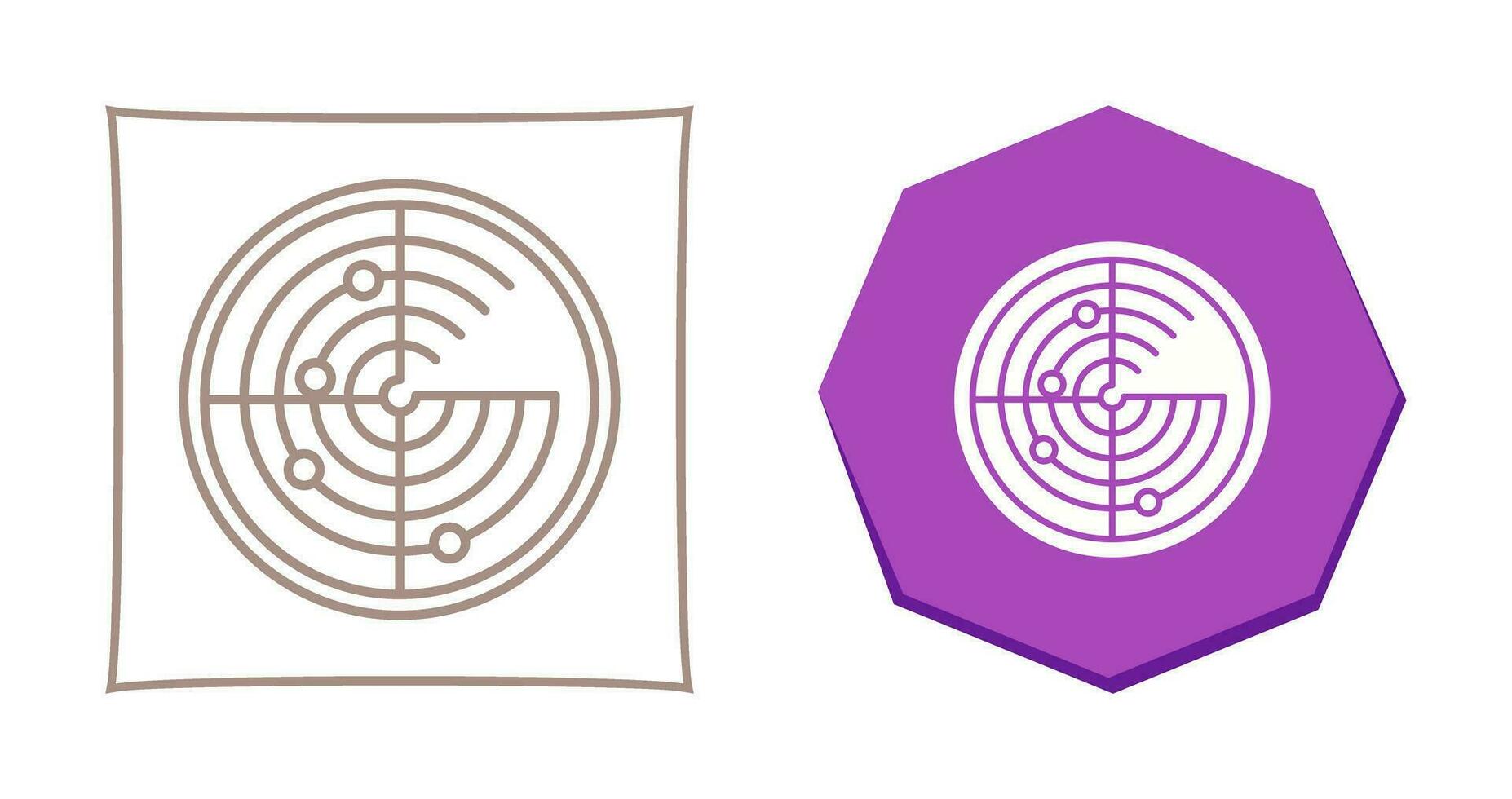 Radar Vector Icon
