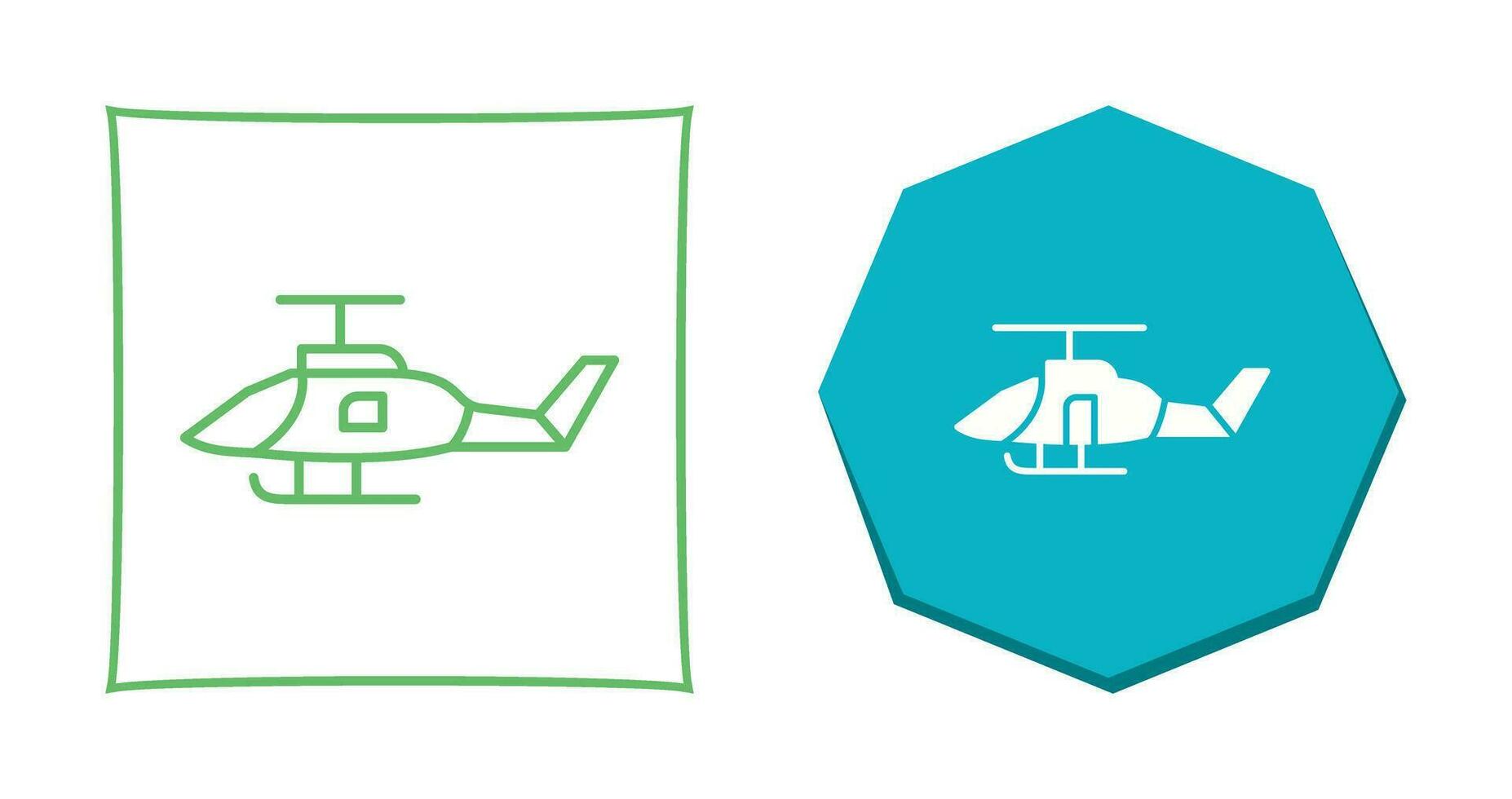 Military Helicopter Vector Icon