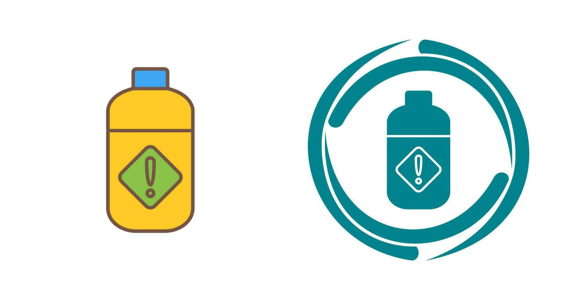 Pesticide Bottle Vector Icon