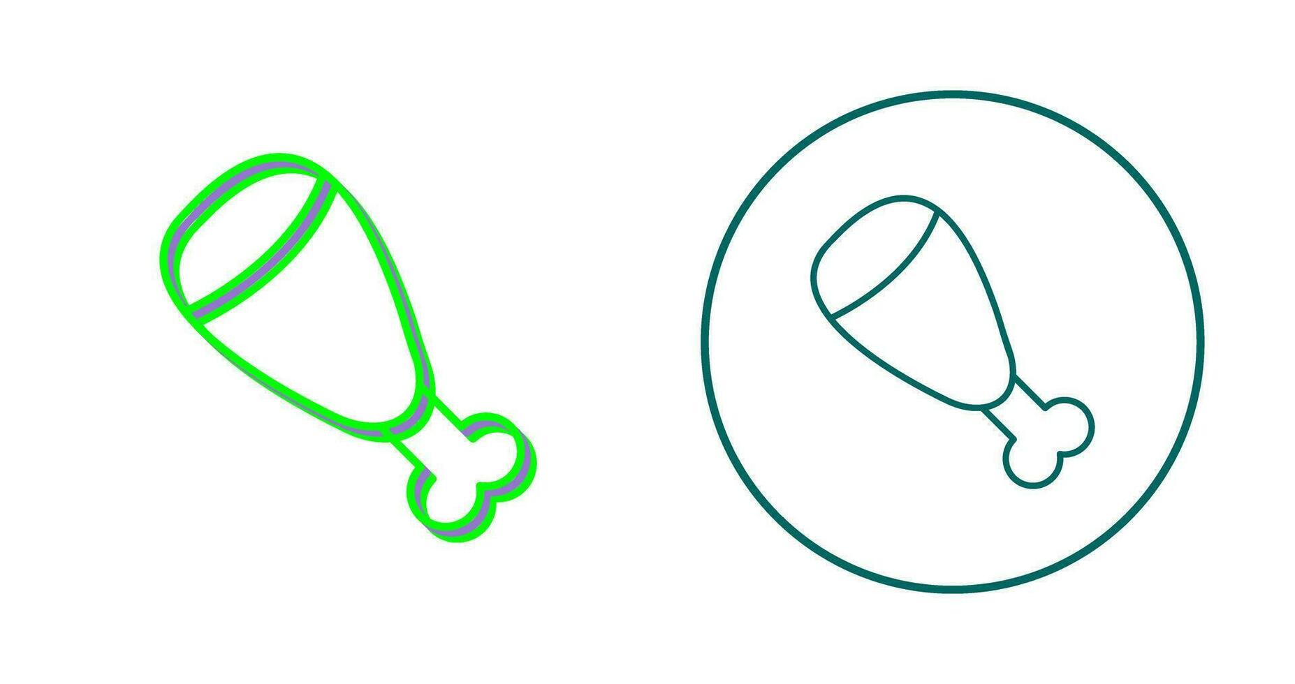 Cooked Ham Vector Icon