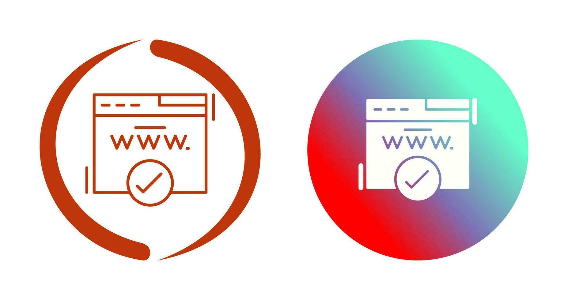 Domain Vector Icon