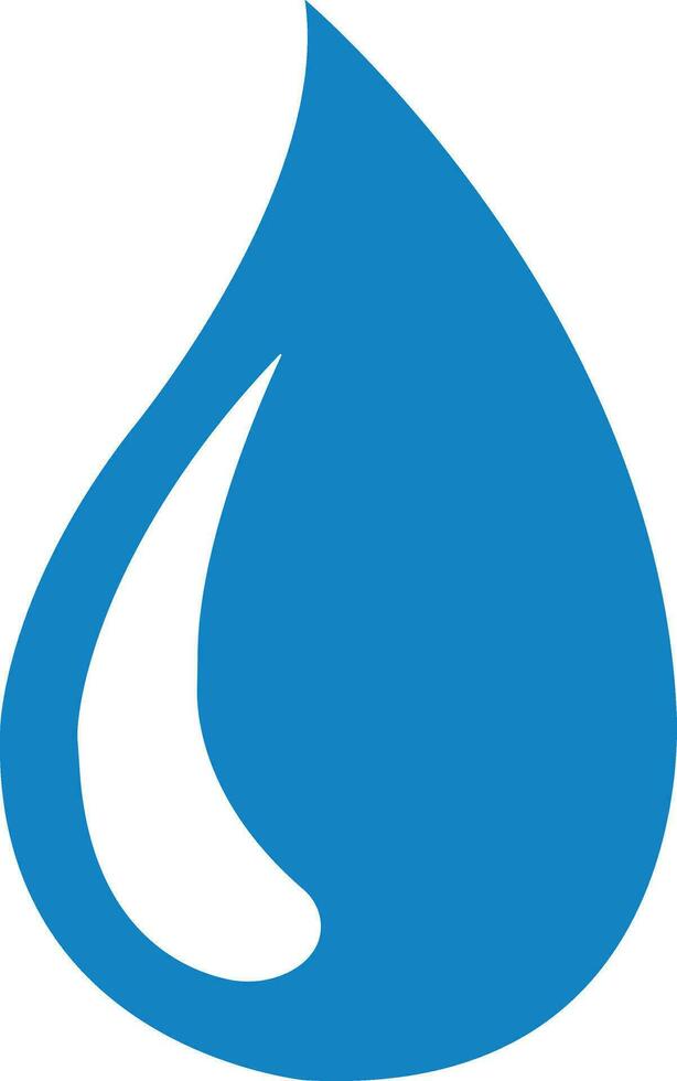 Water Drop Icon in flat. isolated on transparent background. Liquid drop icon trendy style sign for mobile apps and website design. Drop of water simple vector Symbol, logo