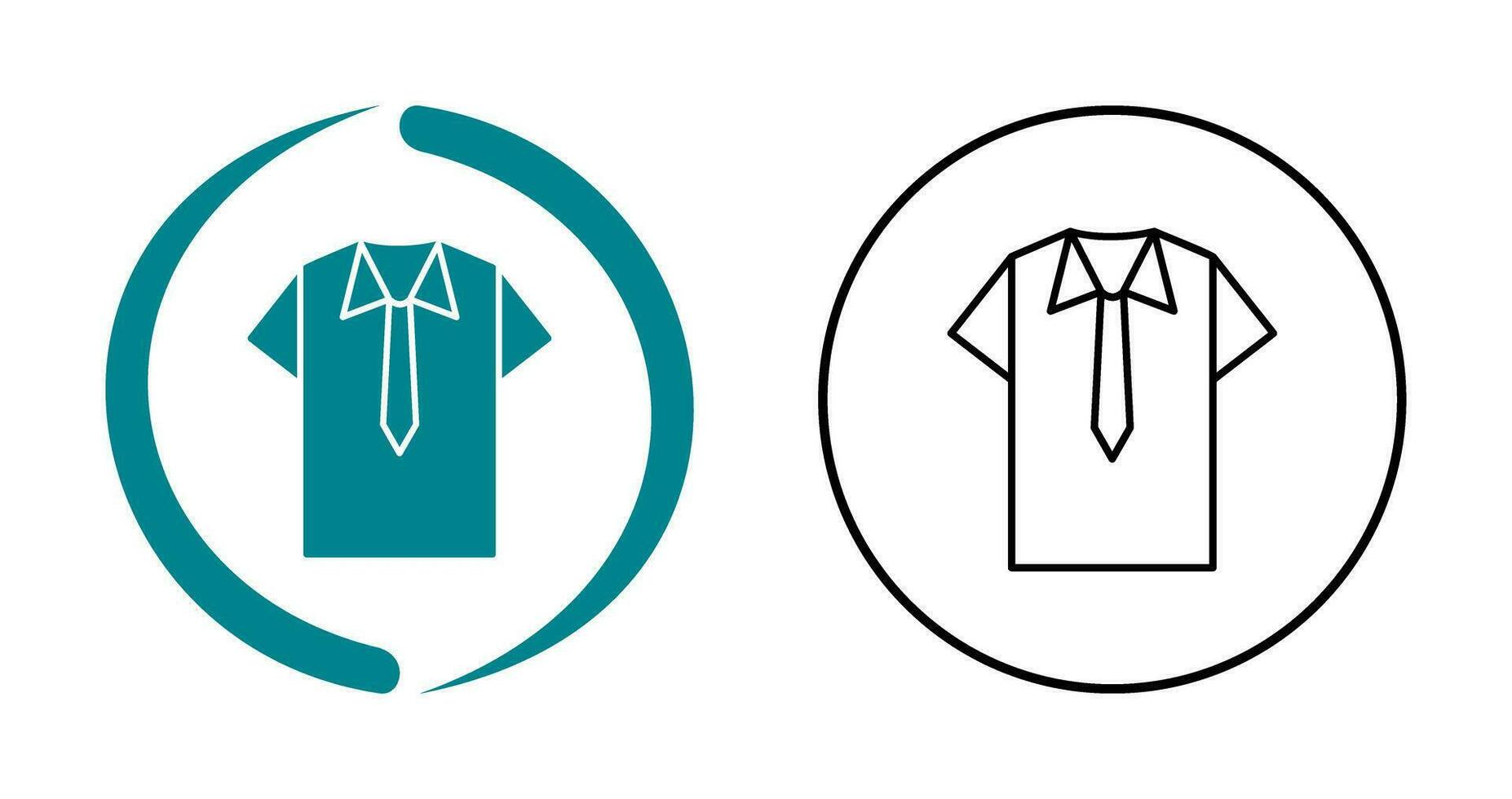 Shirt and Tie Vector Icon