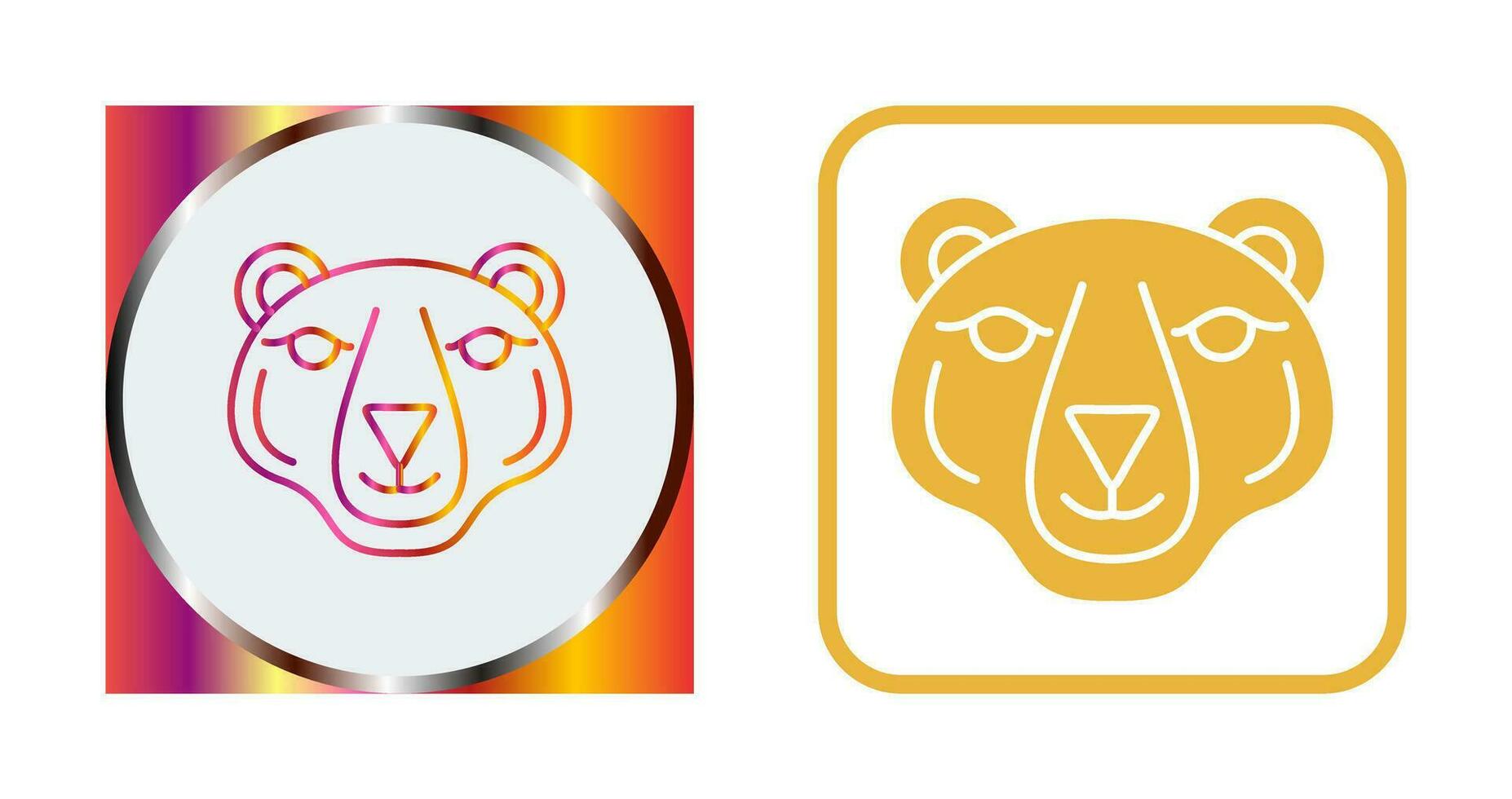 Polar Bear Vector Icon