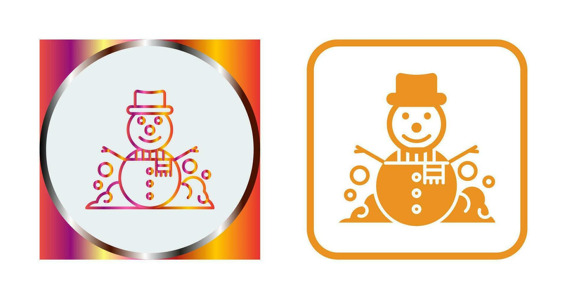 Snowman Vector Icon