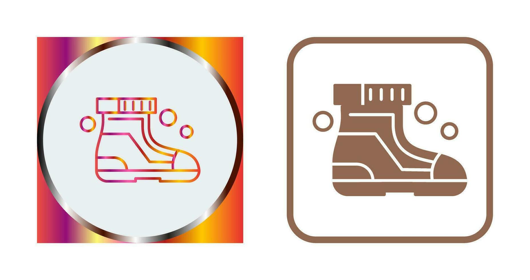 Ski Boots Vector Icon