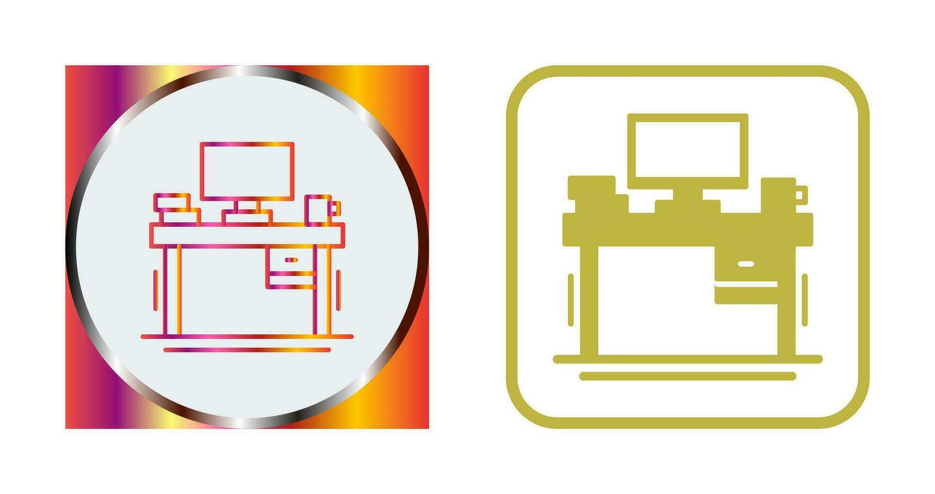 Desk Vector Icon