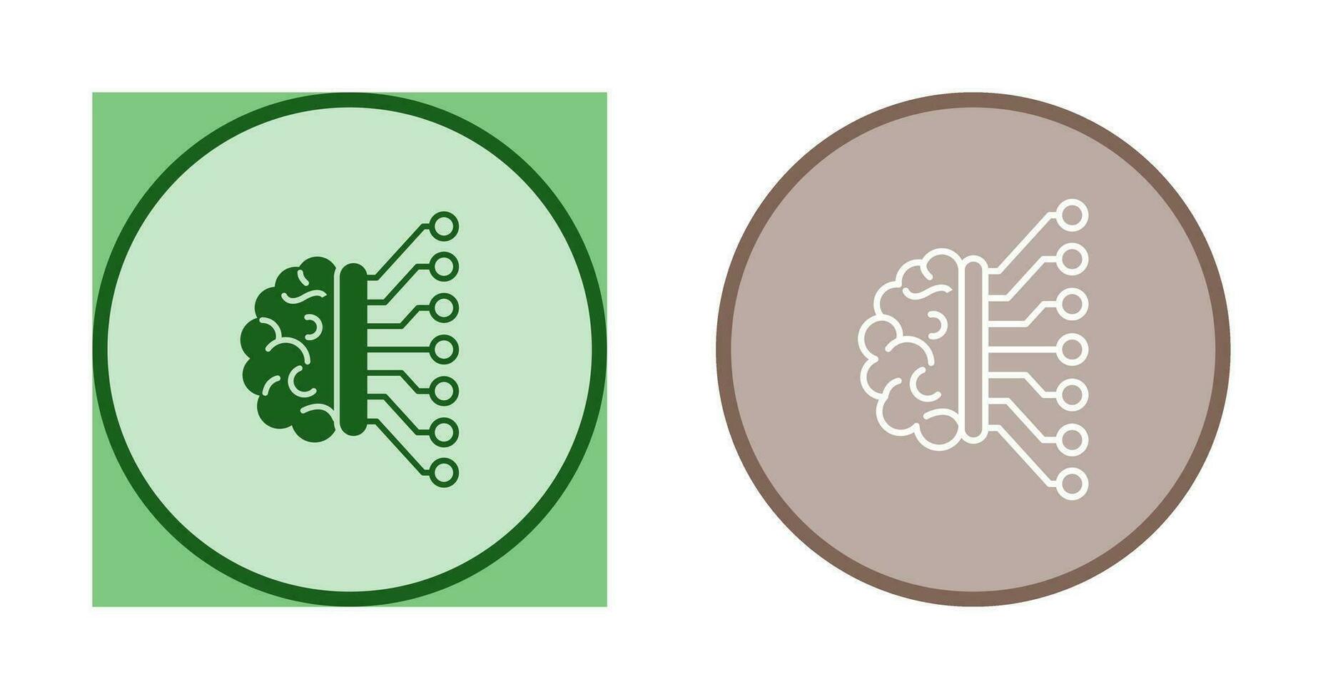 Machine Learning Vector Icon