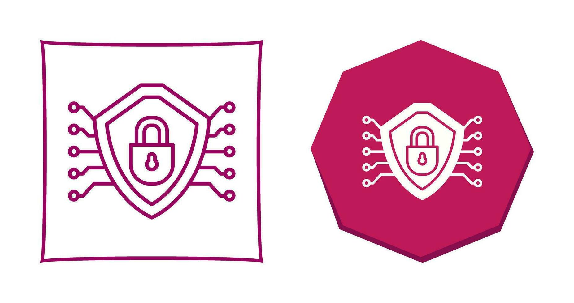 Cyber Security Vector Icon