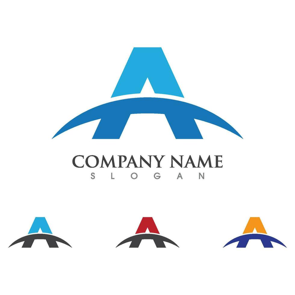 A Letter Logo Template vector
